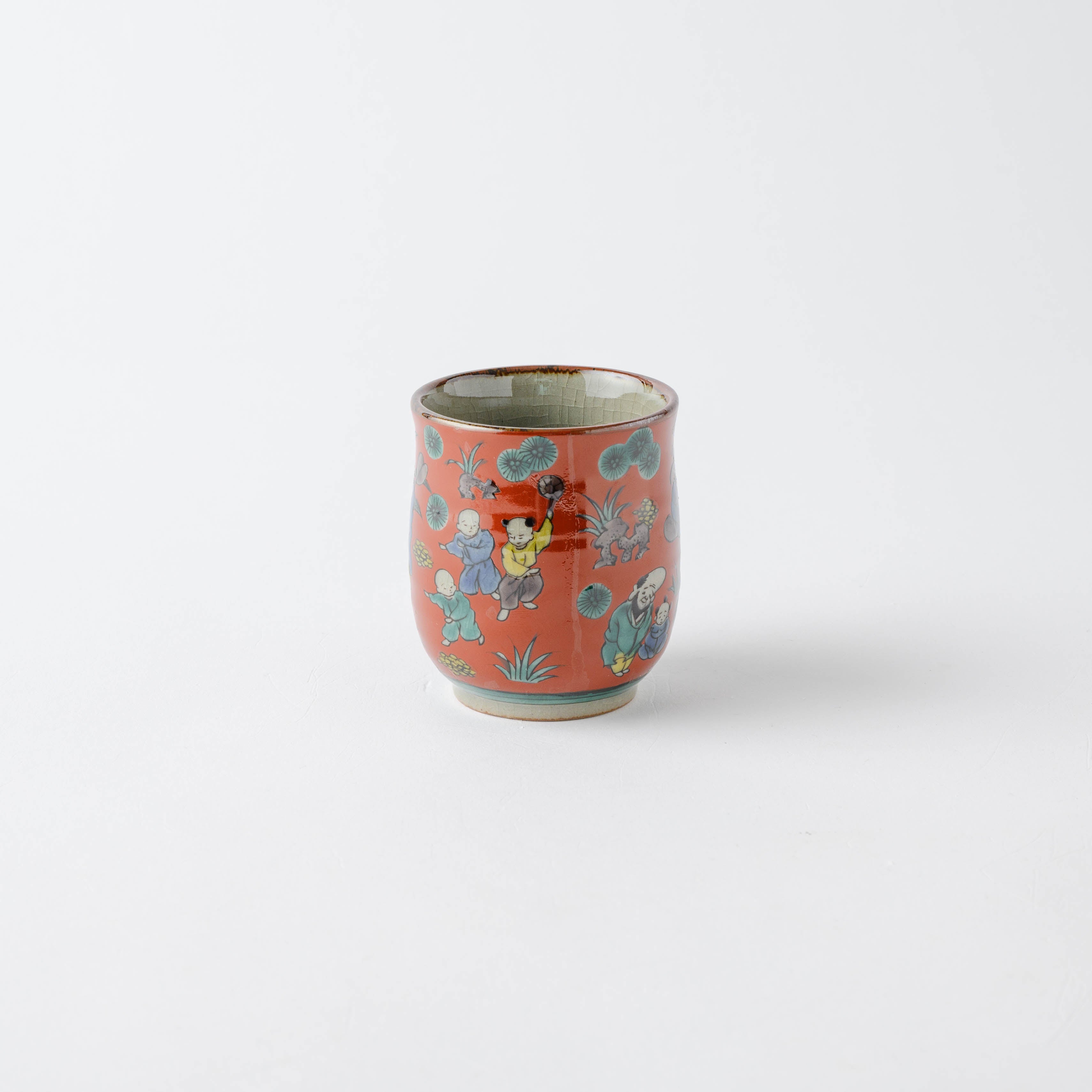 Mokubei Yunomi Japanese Teacup Pair - JAPAN KUTANI SHOP