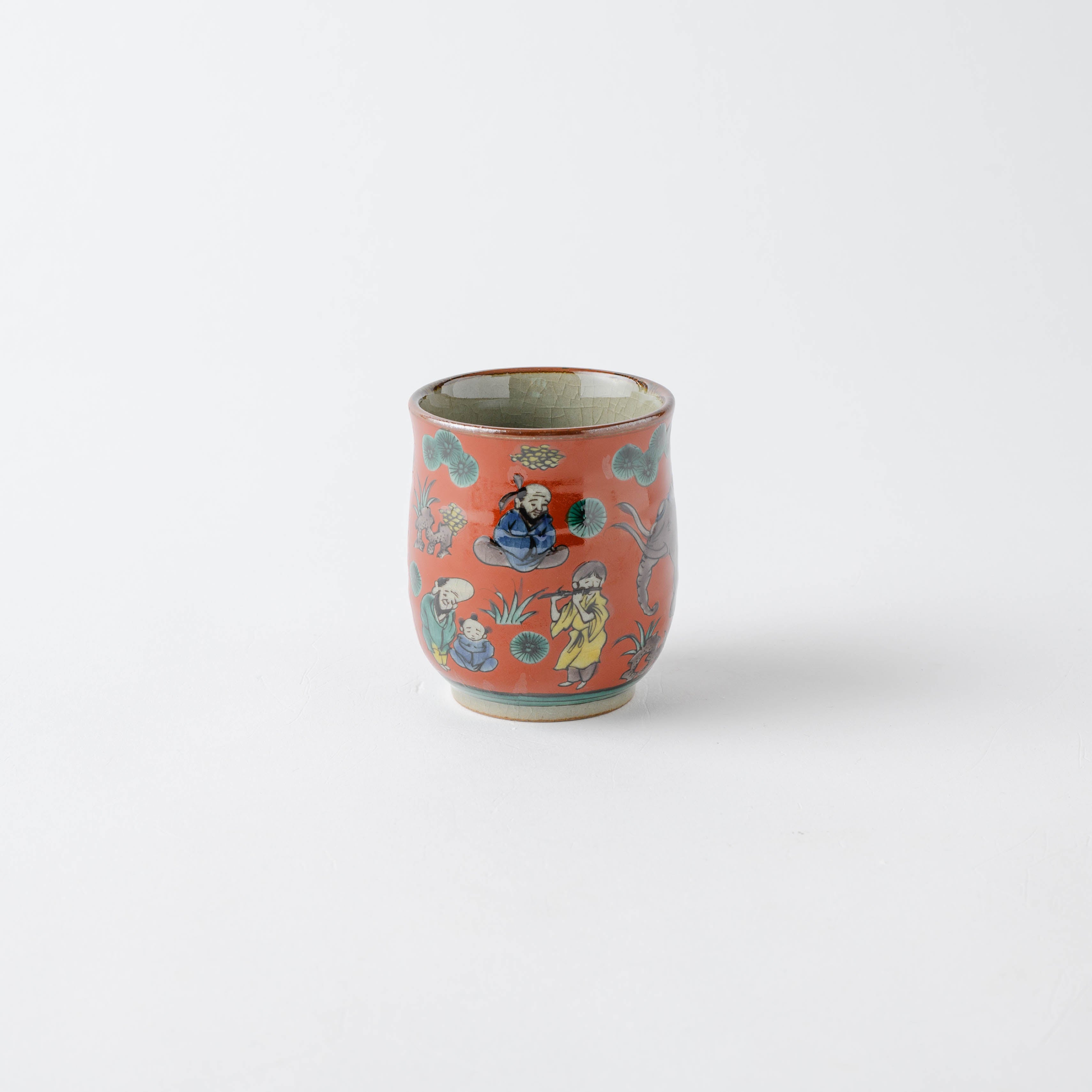 Mokubei Yunomi Japanese Teacup Pair - JAPAN KUTANI SHOP