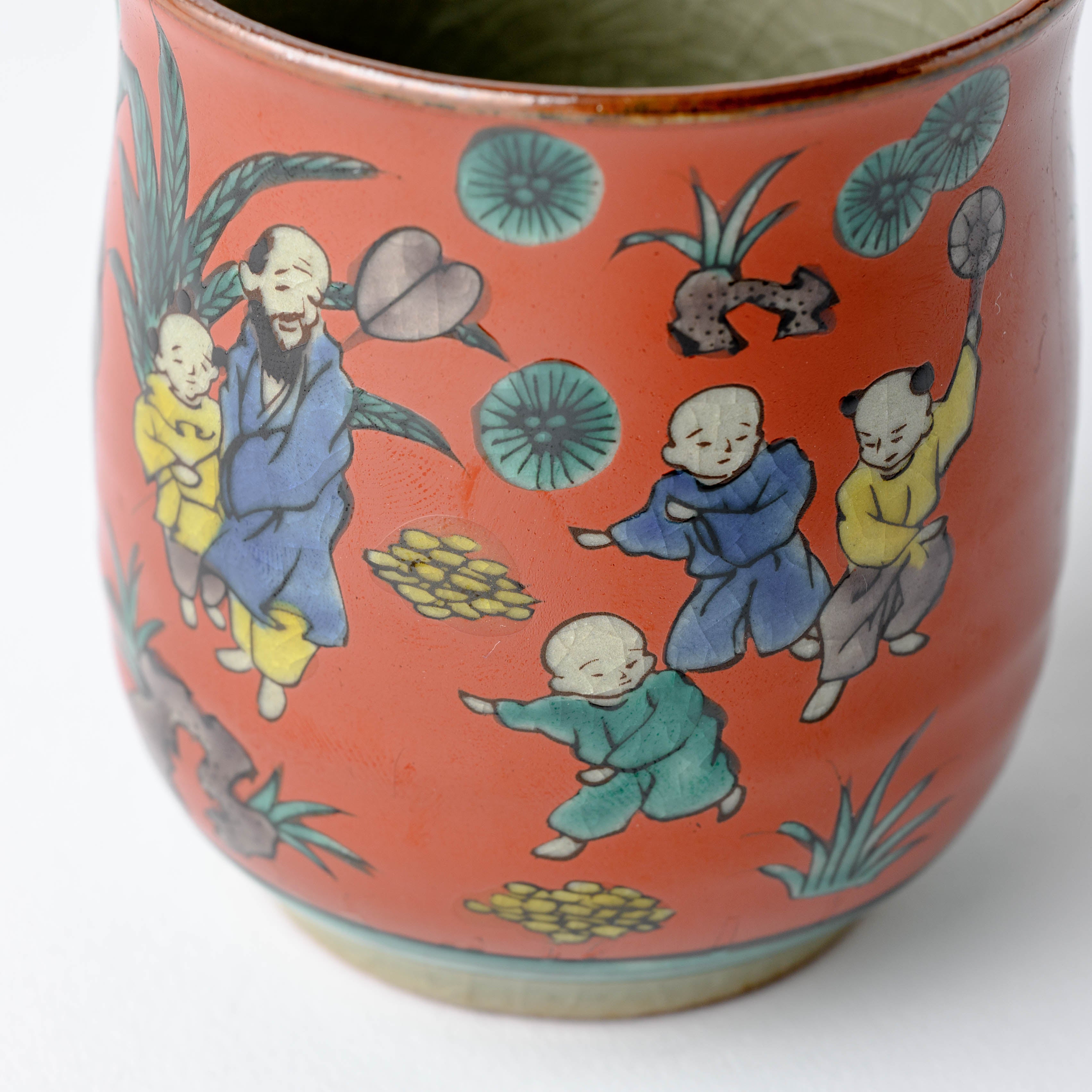 Mokubei Yunomi Japanese Teacup Pair - JAPAN KUTANI SHOP