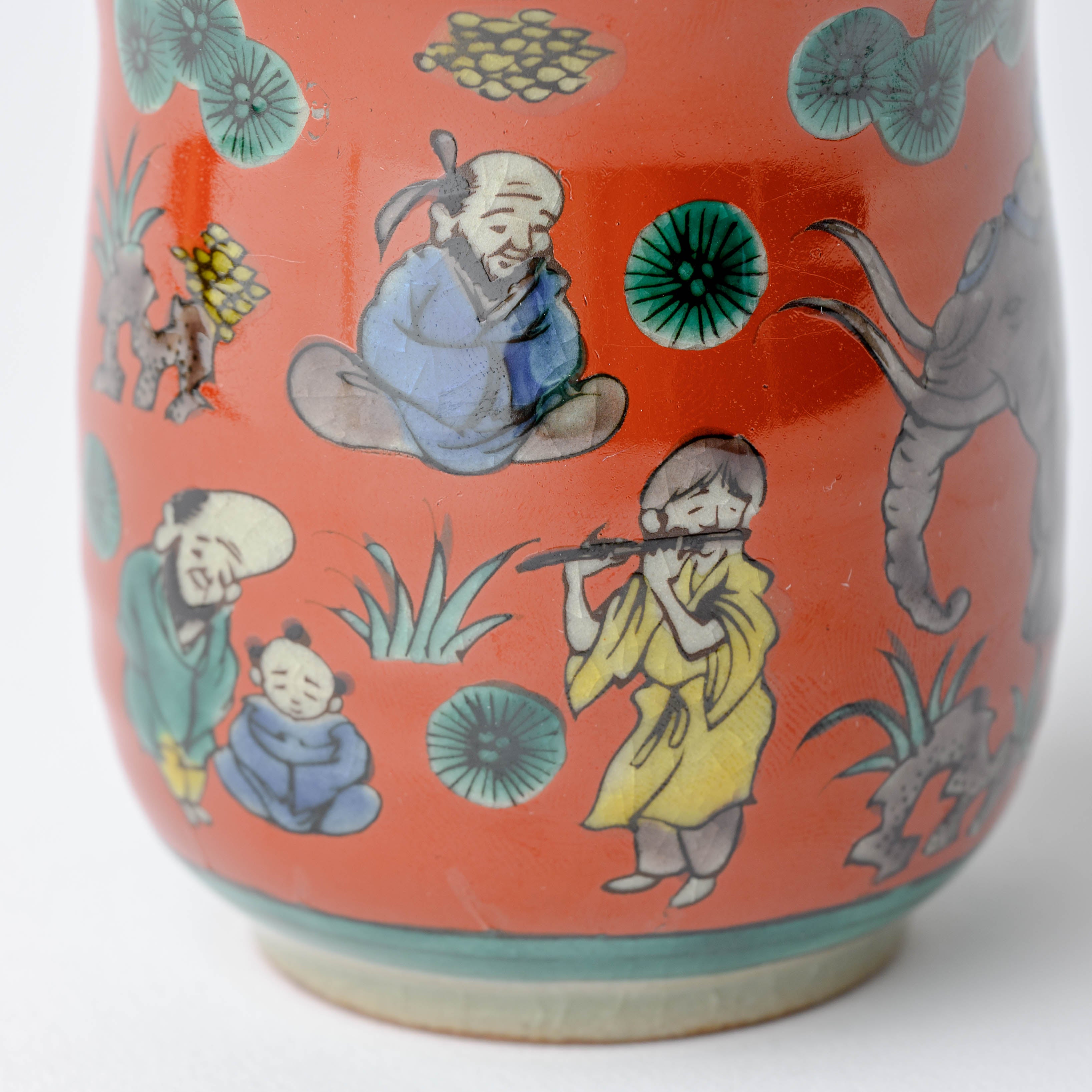 Mokubei Yunomi Japanese Teacup Pair - JAPAN KUTANI SHOP