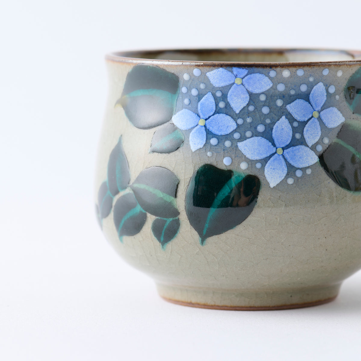 Blue Hydrangea Cup and Saucer
