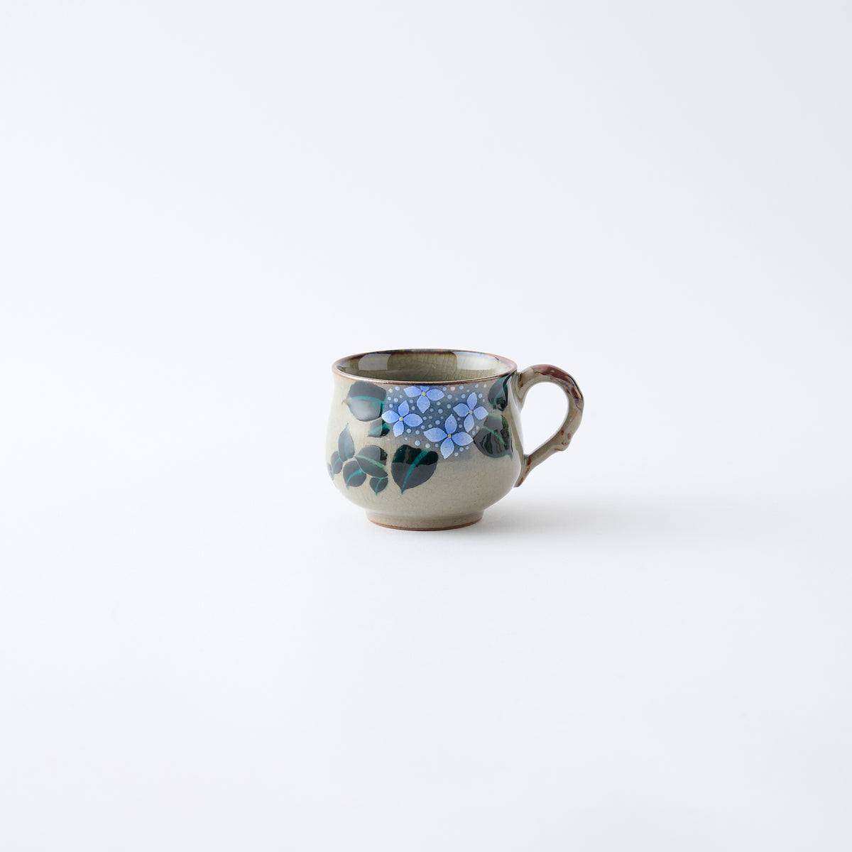 Blue Hydrangea Cup and Saucer