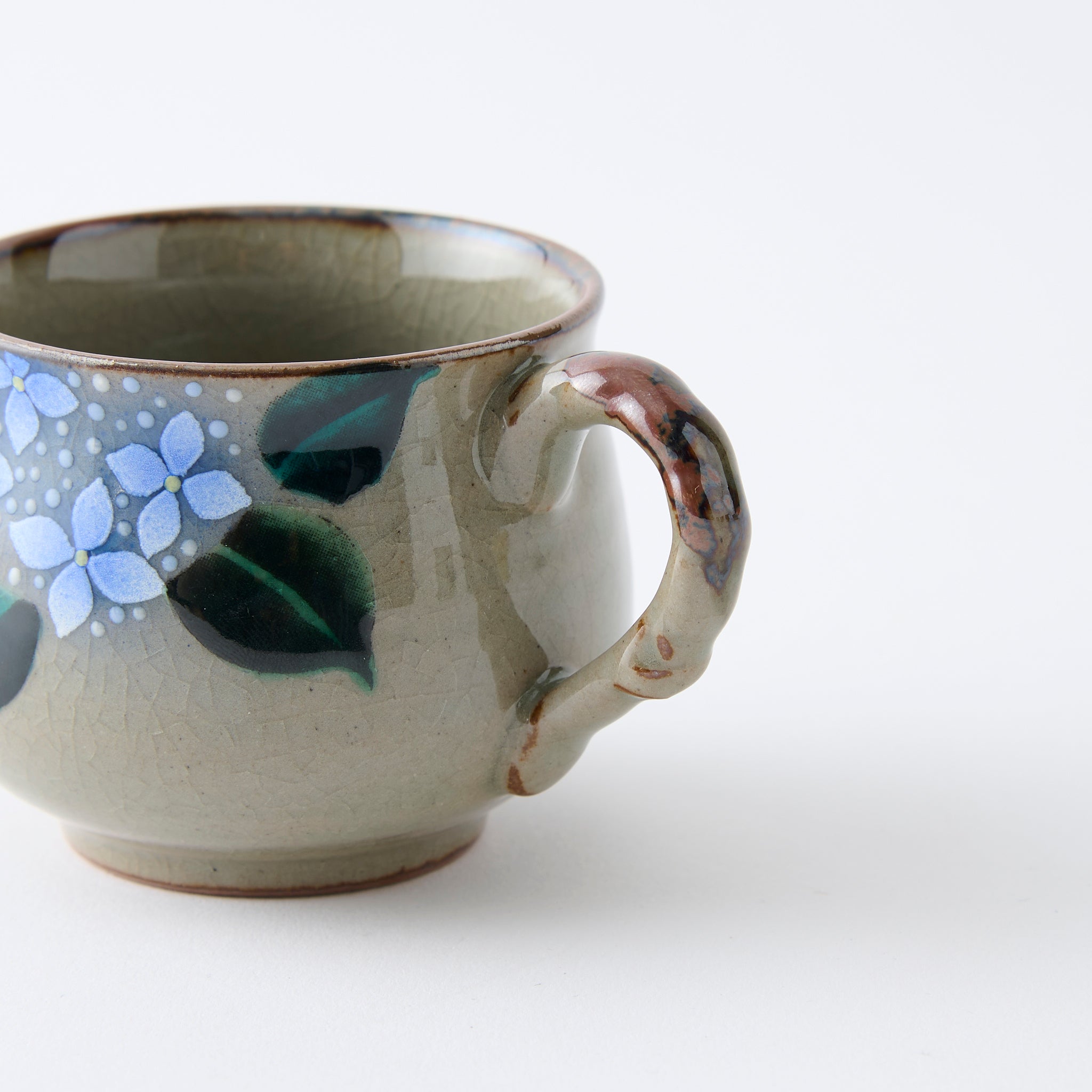 Blue Hydrangea Cup and Saucer