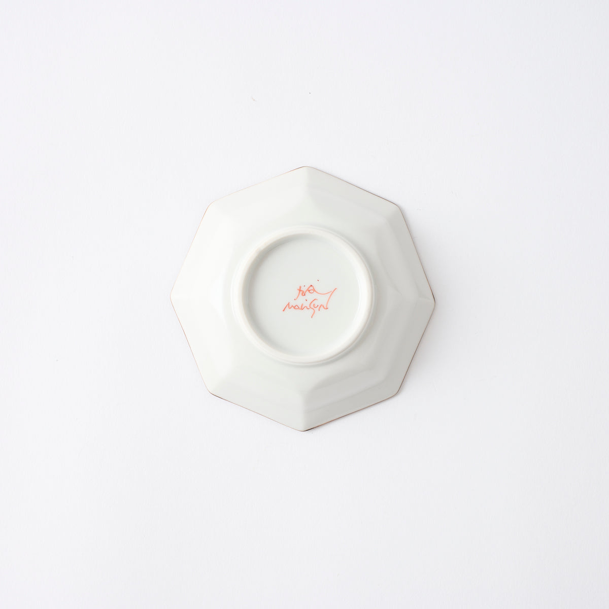 Floral Brocade Octagonal Sauce Plate