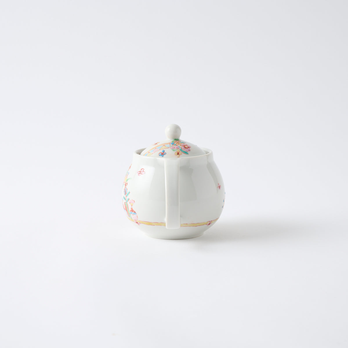 Flowers in Vases Japanese Teapot