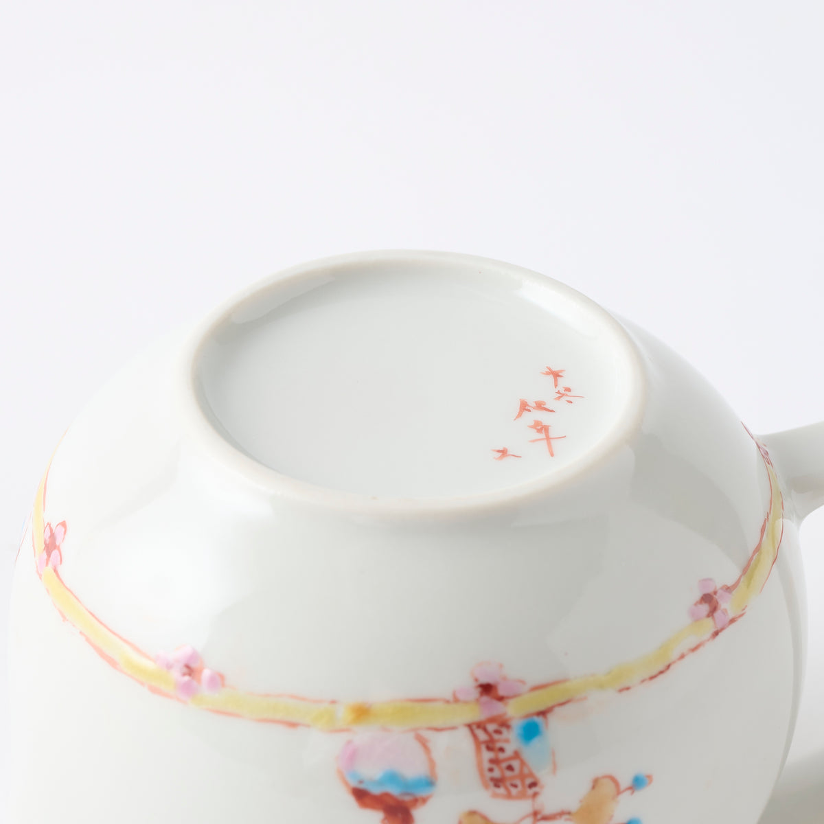 Flowers in Vases Japanese Teapot