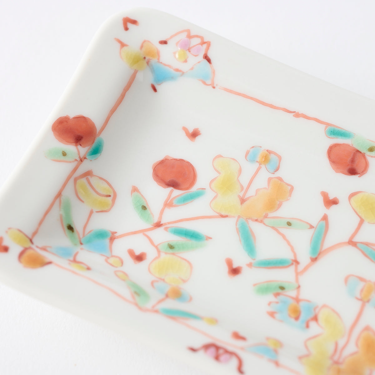 Floral Sarasa Rectangular Sauce Plate