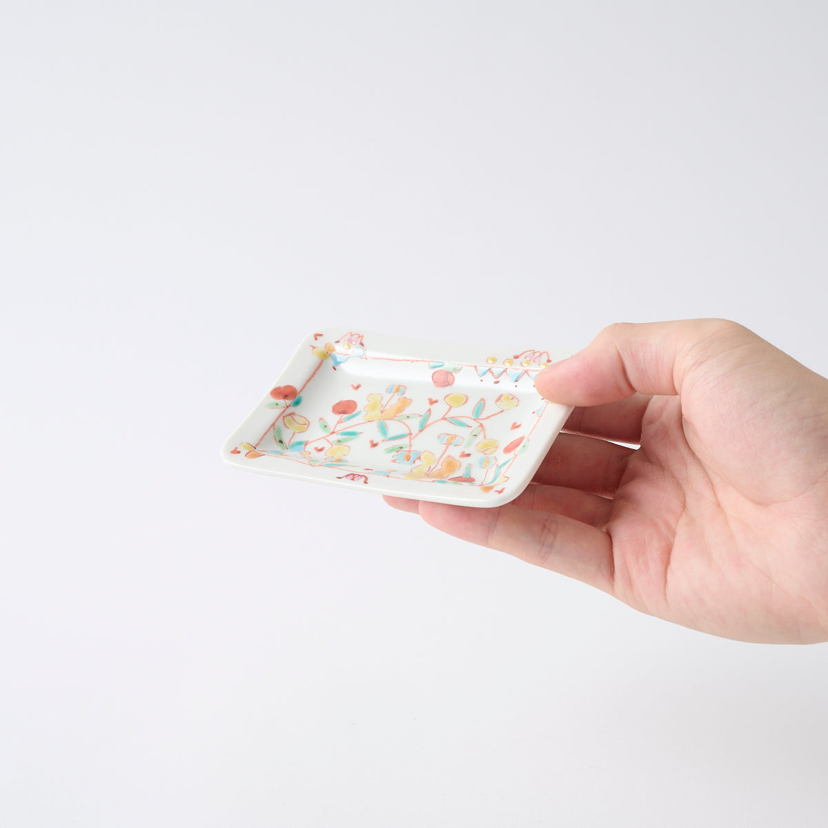 Floral Sarasa Rectangular Sauce Plate