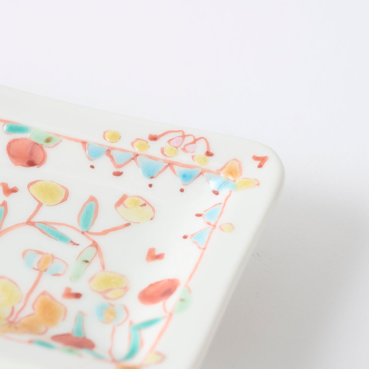 Floral Sarasa Rectangular Sauce Plate