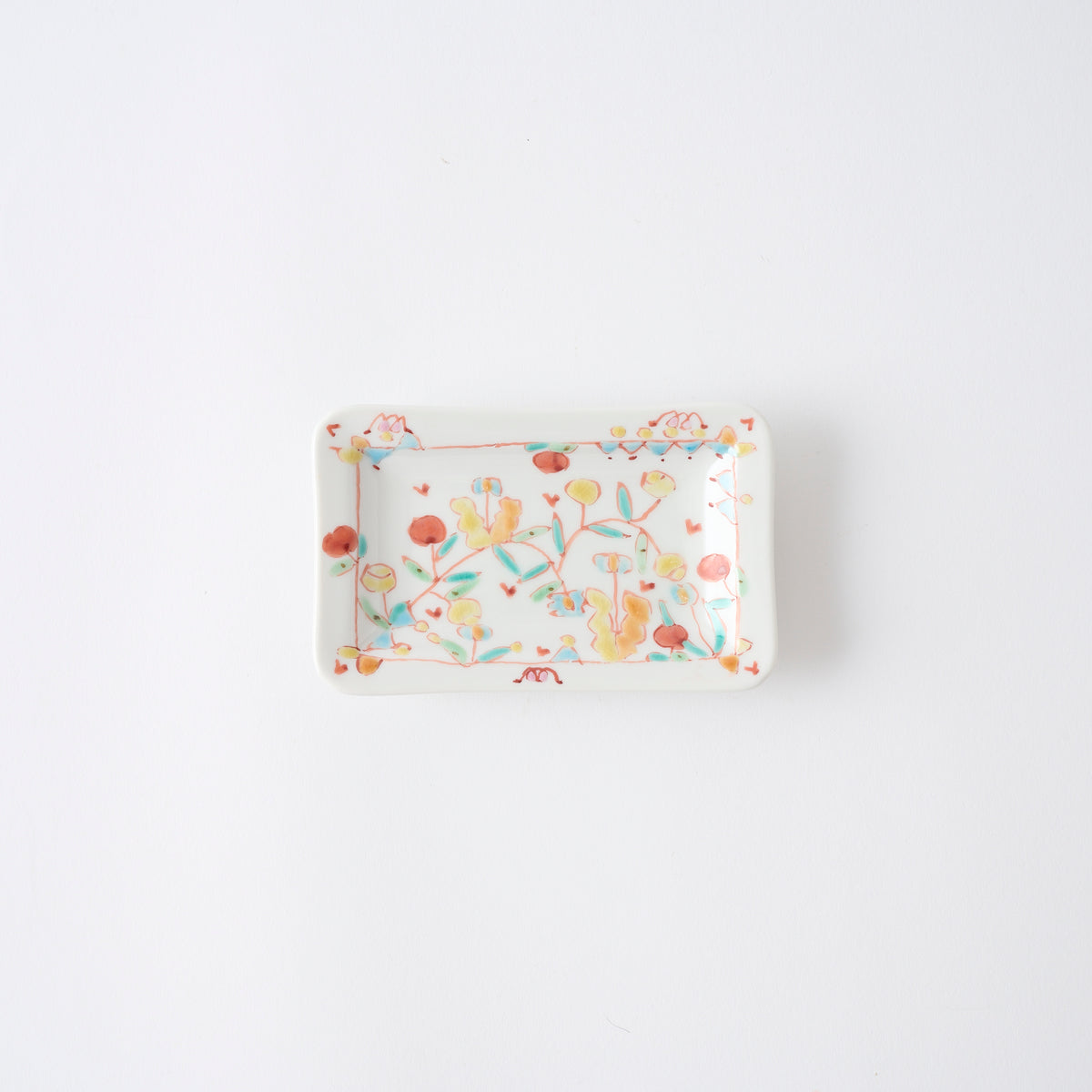Floral Sarasa Rectangular Sauce Plate