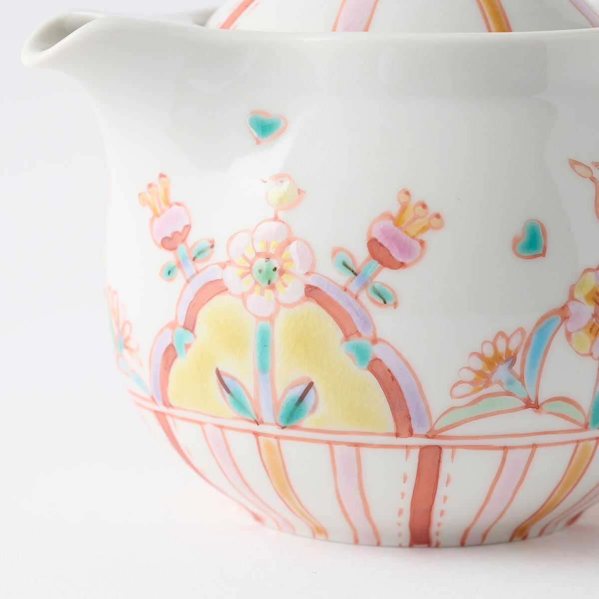 Flower Park Japanese Teapot