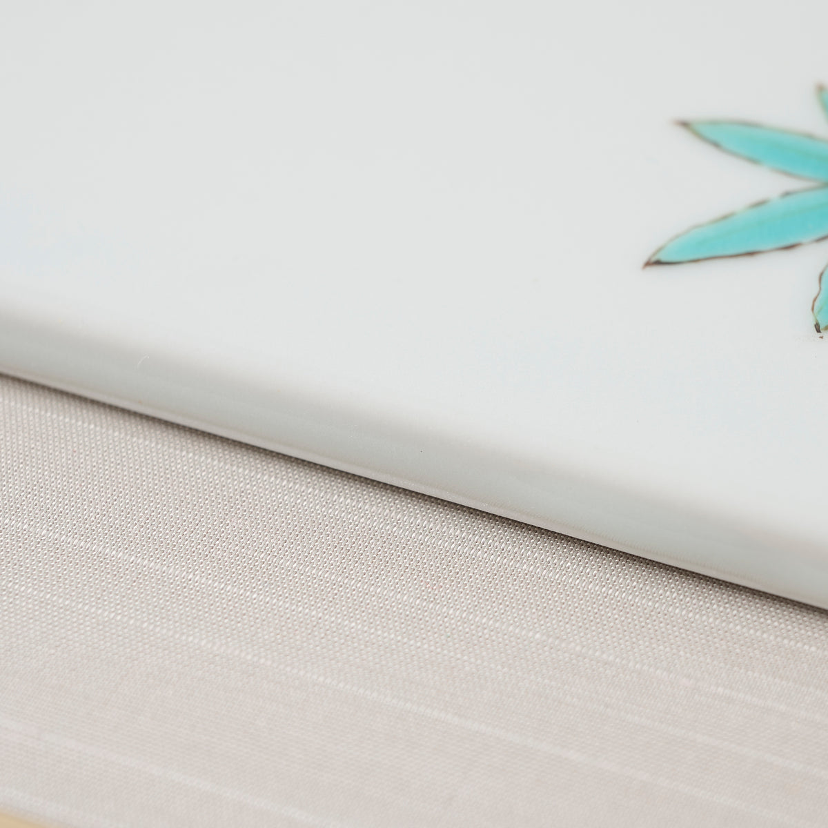 Kingfisher and Maple Porcelain Plaque