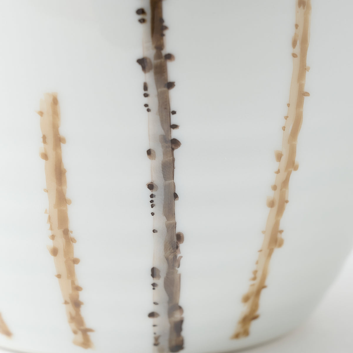 Perched Sparrow Japanese Flower Vase