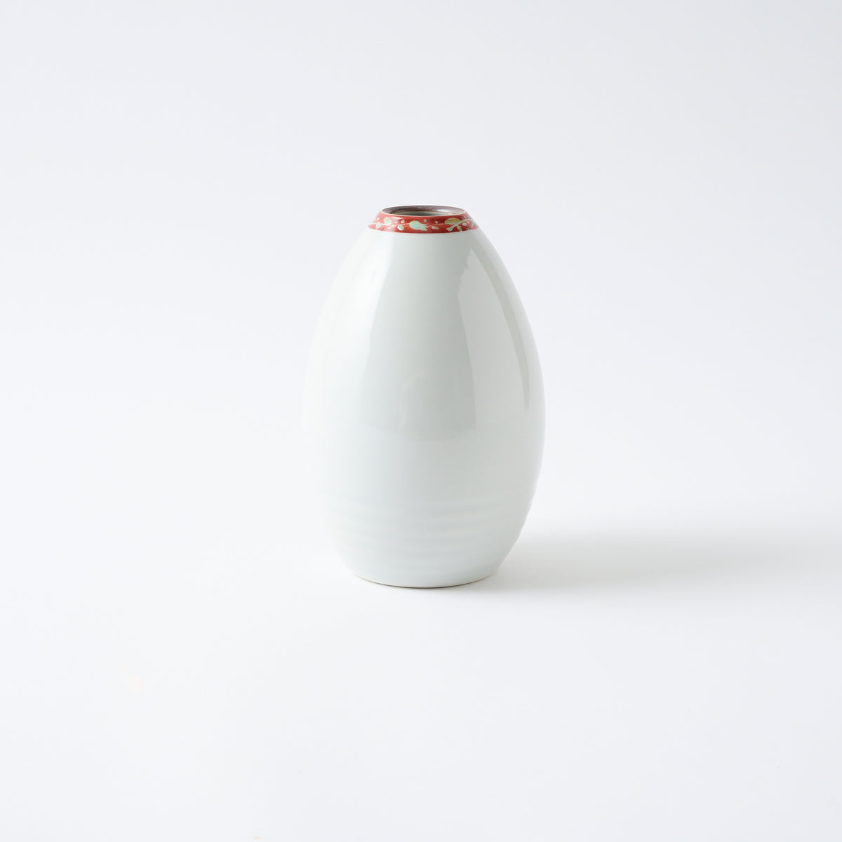 Perched Sparrow Japanese Flower Vase