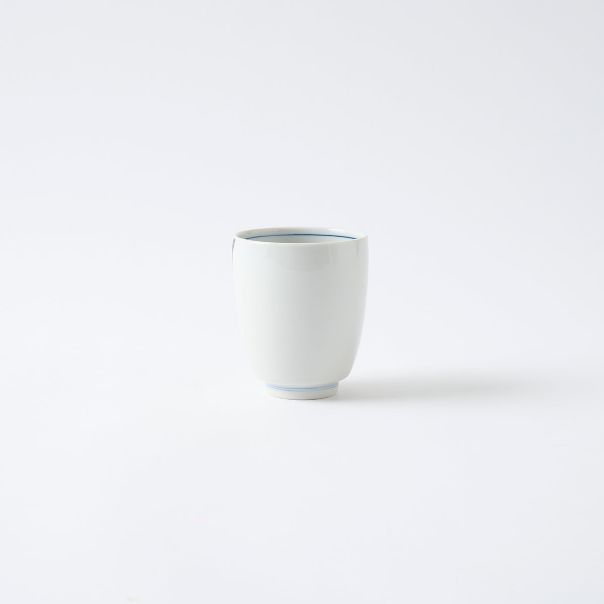 Perched Twin Sparrows Japanese Yunomi Teacup