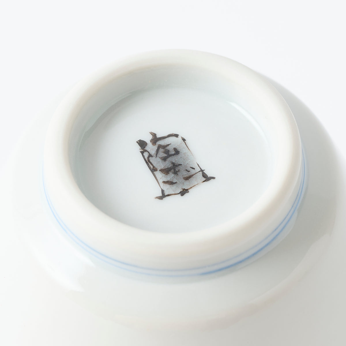 Perched Twin Sparrows Japanese Yunomi Teacup