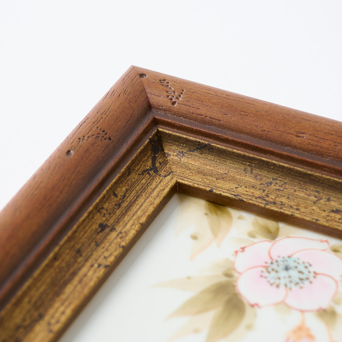 Sparrows and Sakura Porcelain Plaque