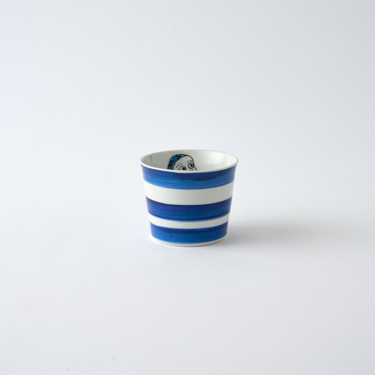 Okame and Hyottoko Japanese Teacup Pair