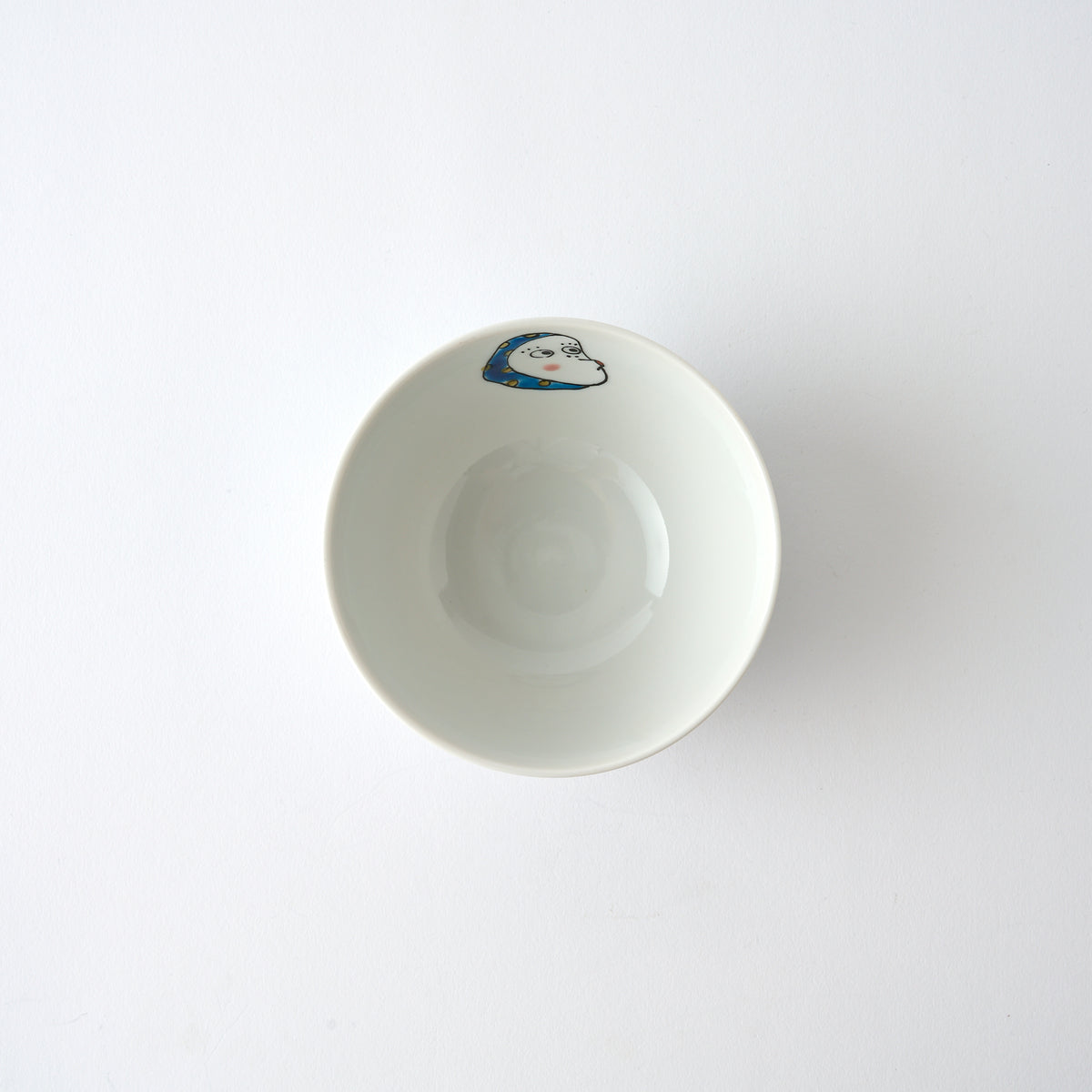 Okame and Hyottoko Rice Bowl Pair