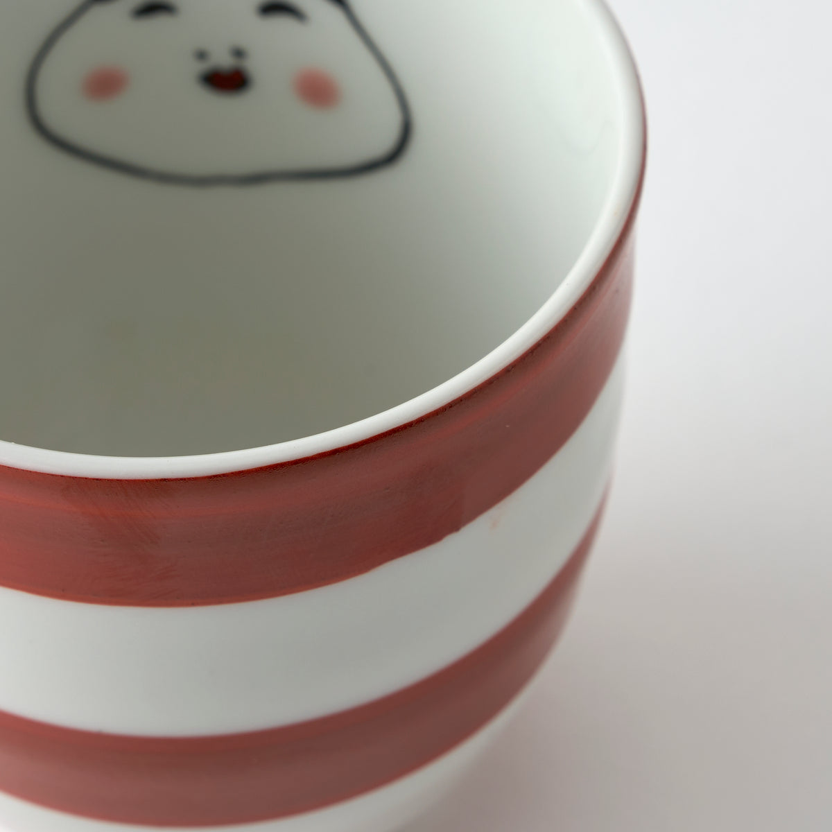 Okame and Hyottoko Japanese Yunomi Teacup Pair