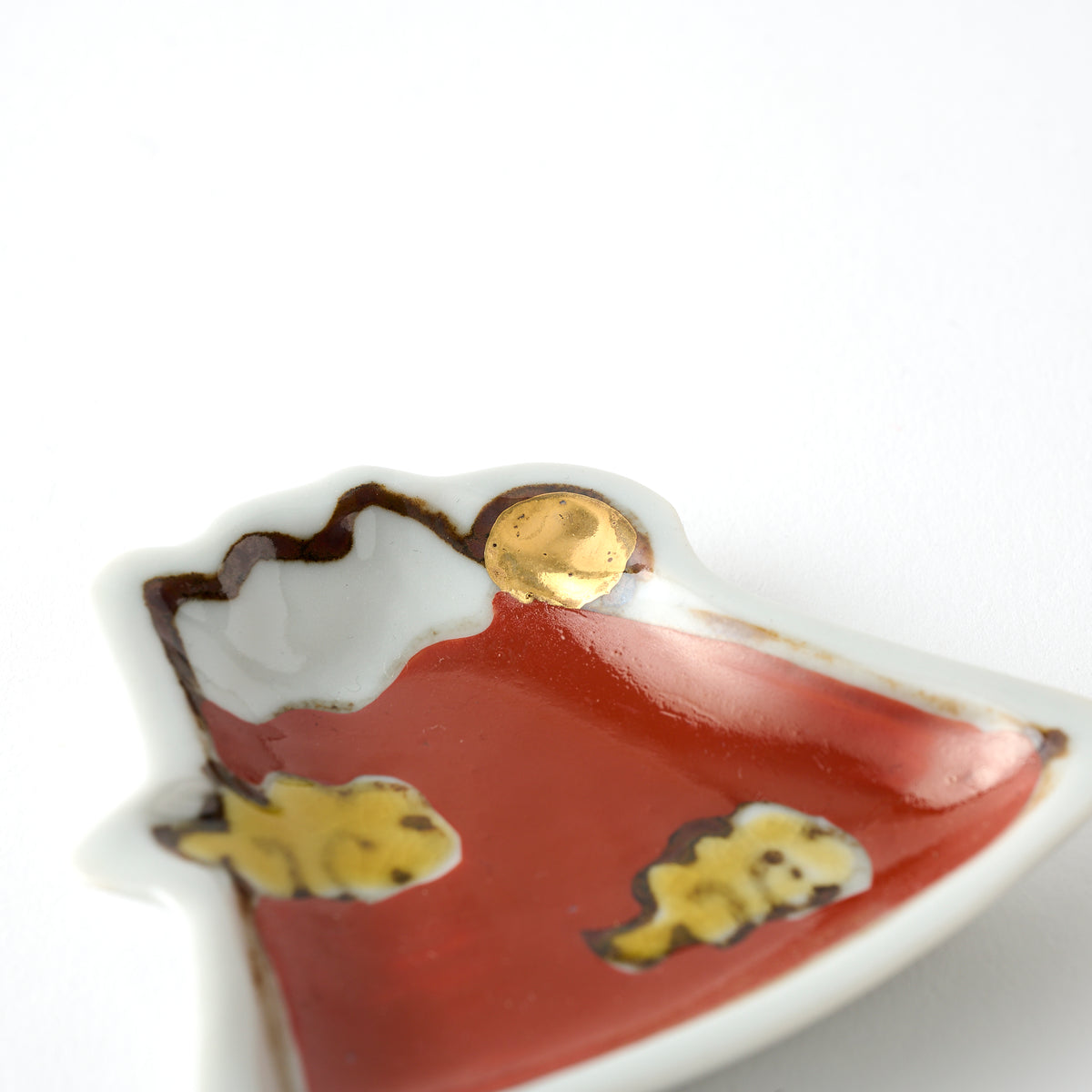 Little Mt. Fuji Sauce Plate - JAPAN KUTANI SHOP