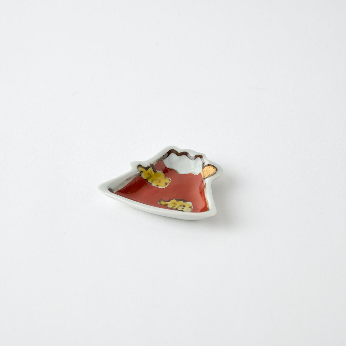 Little Mt. Fuji Sauce Plate - JAPAN KUTANI SHOP