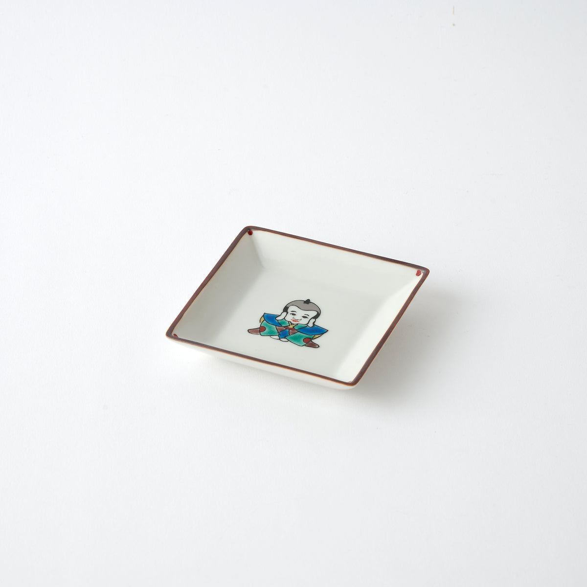 Lucky Faces Square Sauce Plate