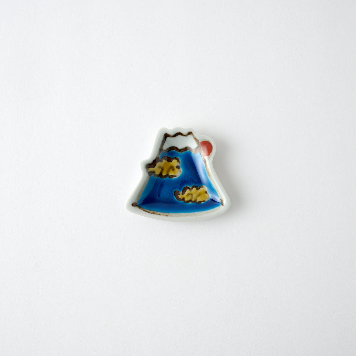 Little Mt. Fuji Sauce Plate - JAPAN KUTANI SHOP