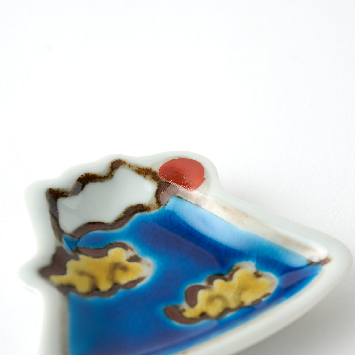 Little Mt. Fuji Sauce Plate - JAPAN KUTANI SHOP