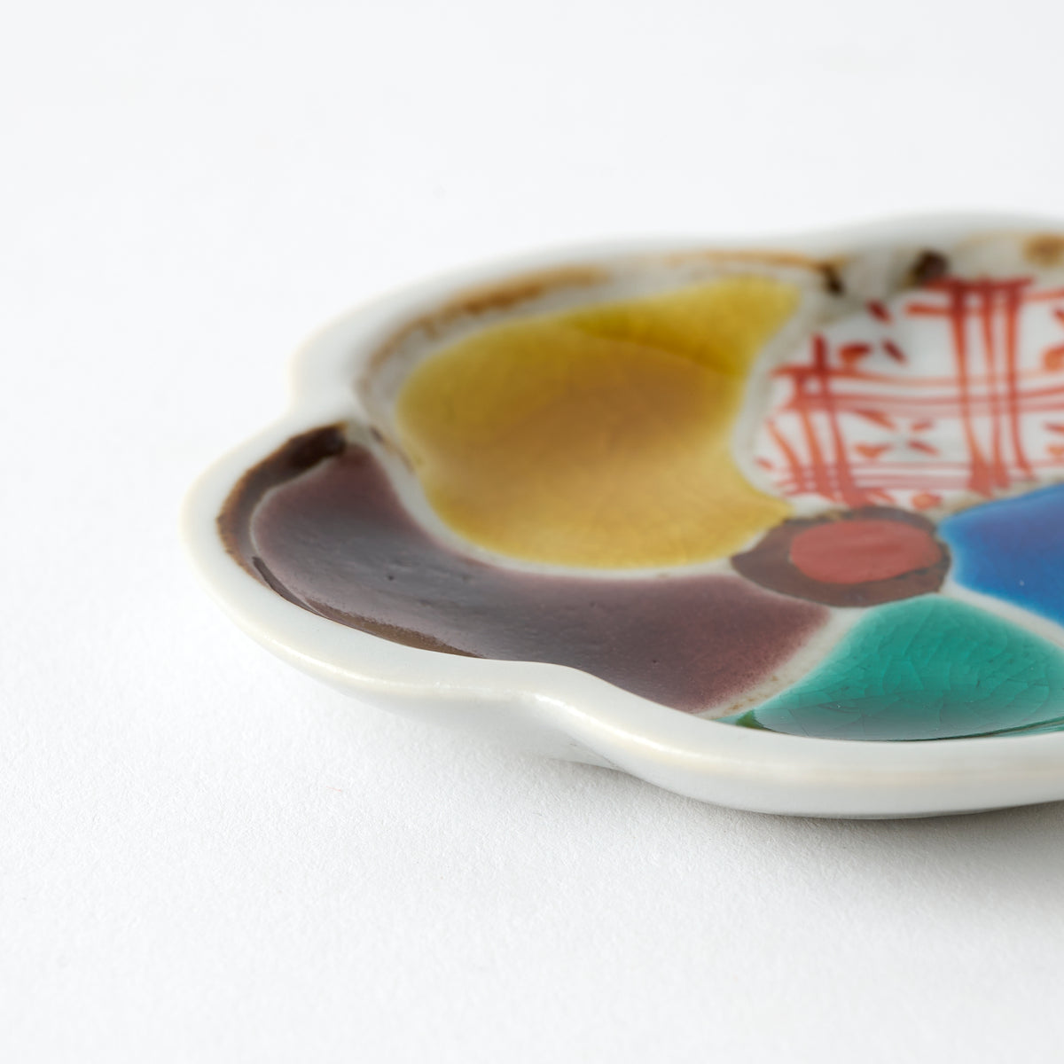 First Bloom Sauce Plate - JAPAN KUTANI SHOP
