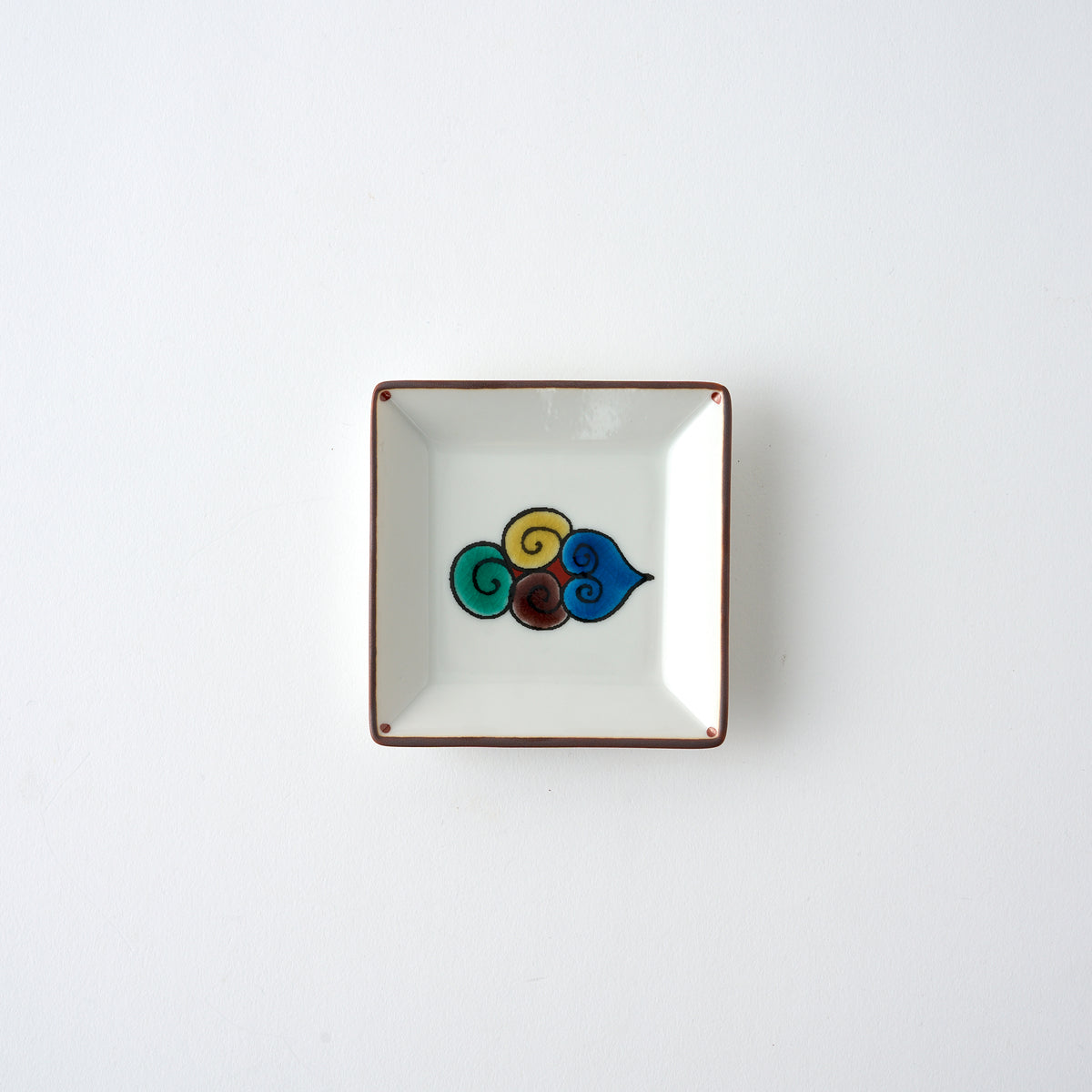 Lucky Motifs Square Sauce Plate