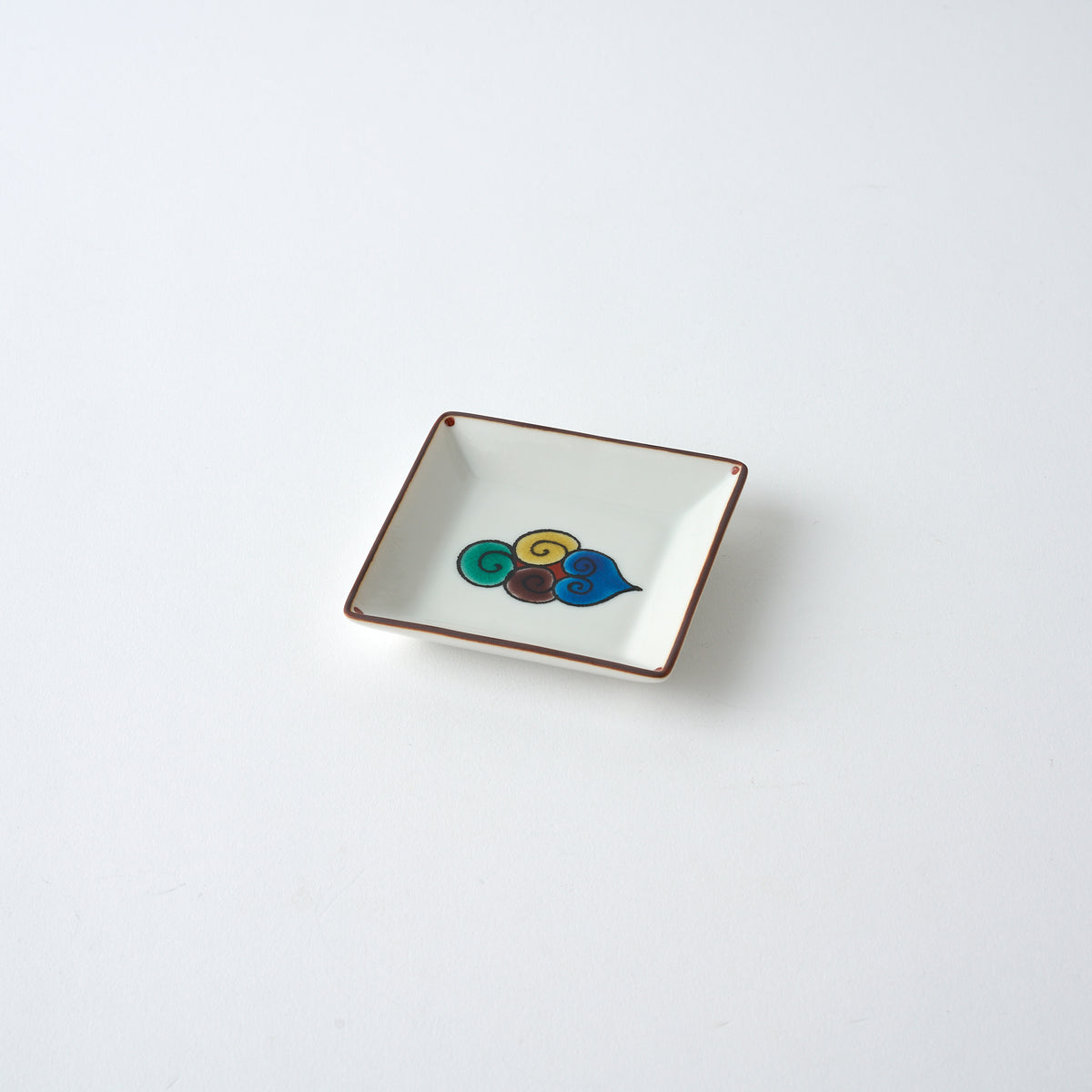 Lucky Motifs Square Sauce Plate