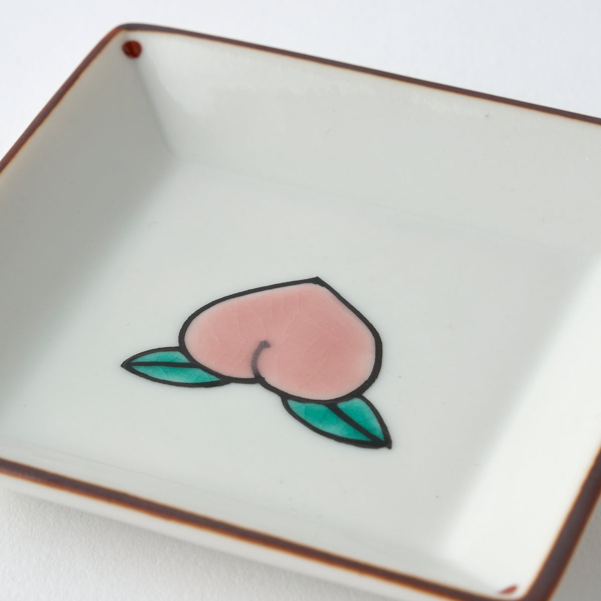 Lucky Motifs Square Sauce Plate