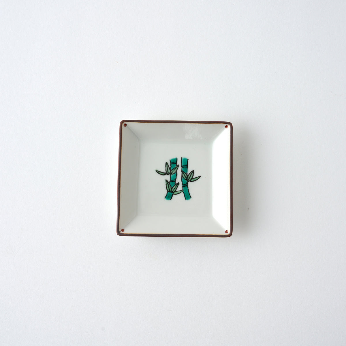 Lucky Motifs Square Sauce Plate