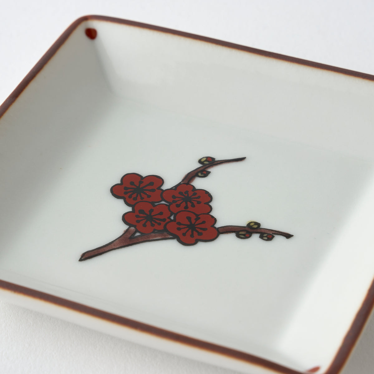 Lucky Motifs Square Sauce Plate