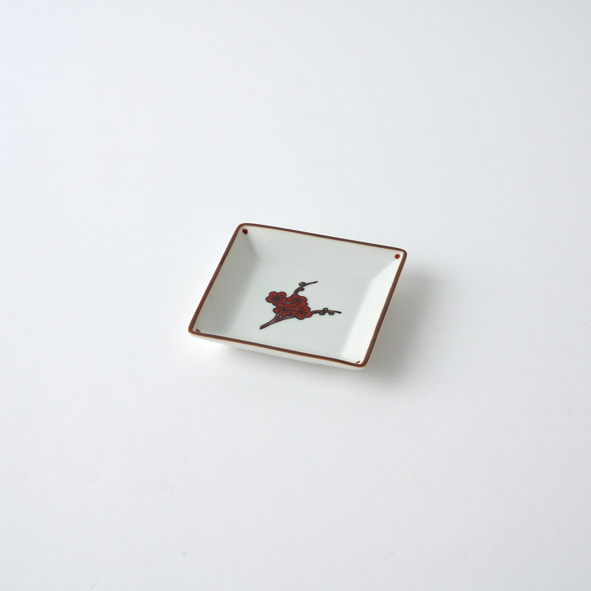 Lucky Motifs Square Sauce Plate