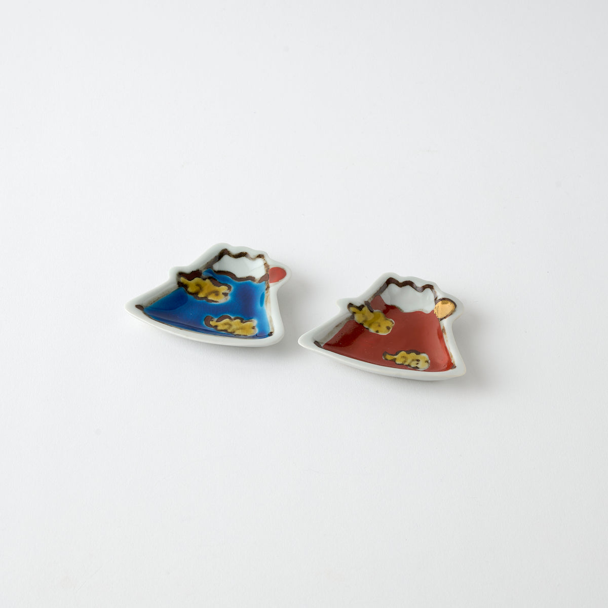Little Mt. Fuji Sauce Plate - JAPAN KUTANI SHOP