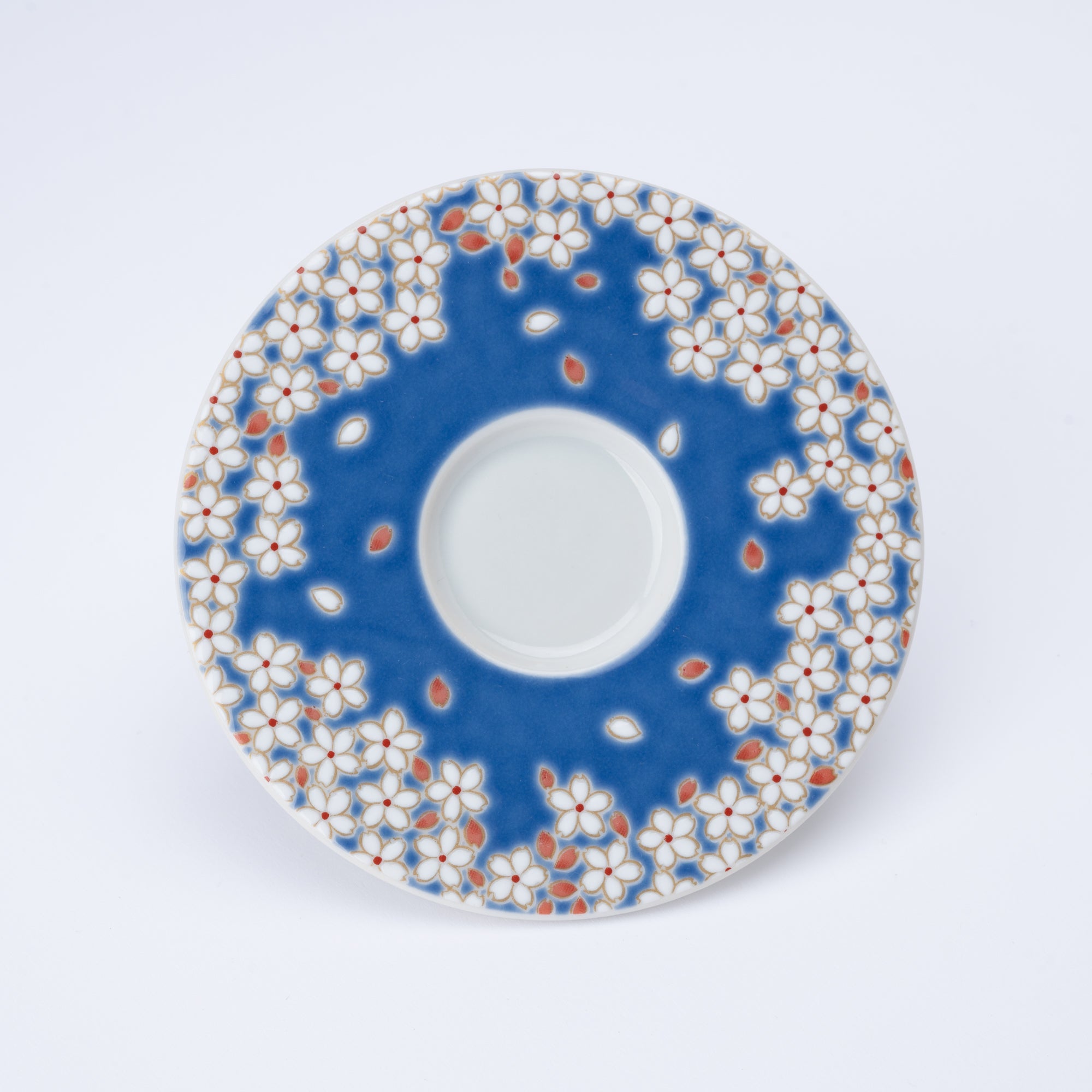 Modern Kutani Espresso Cup and Saucer