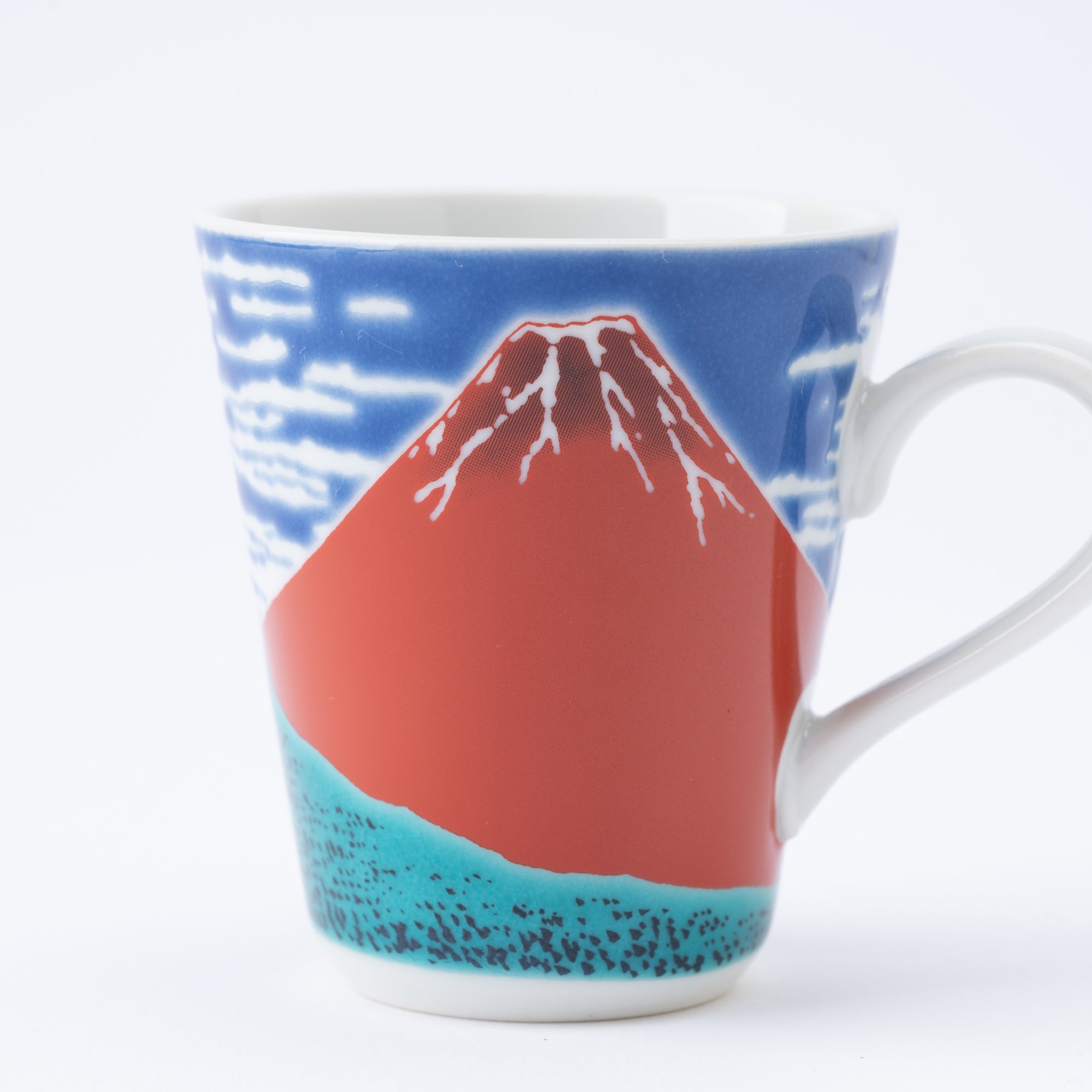 Modern Kutani Espresso Cup and Saucer