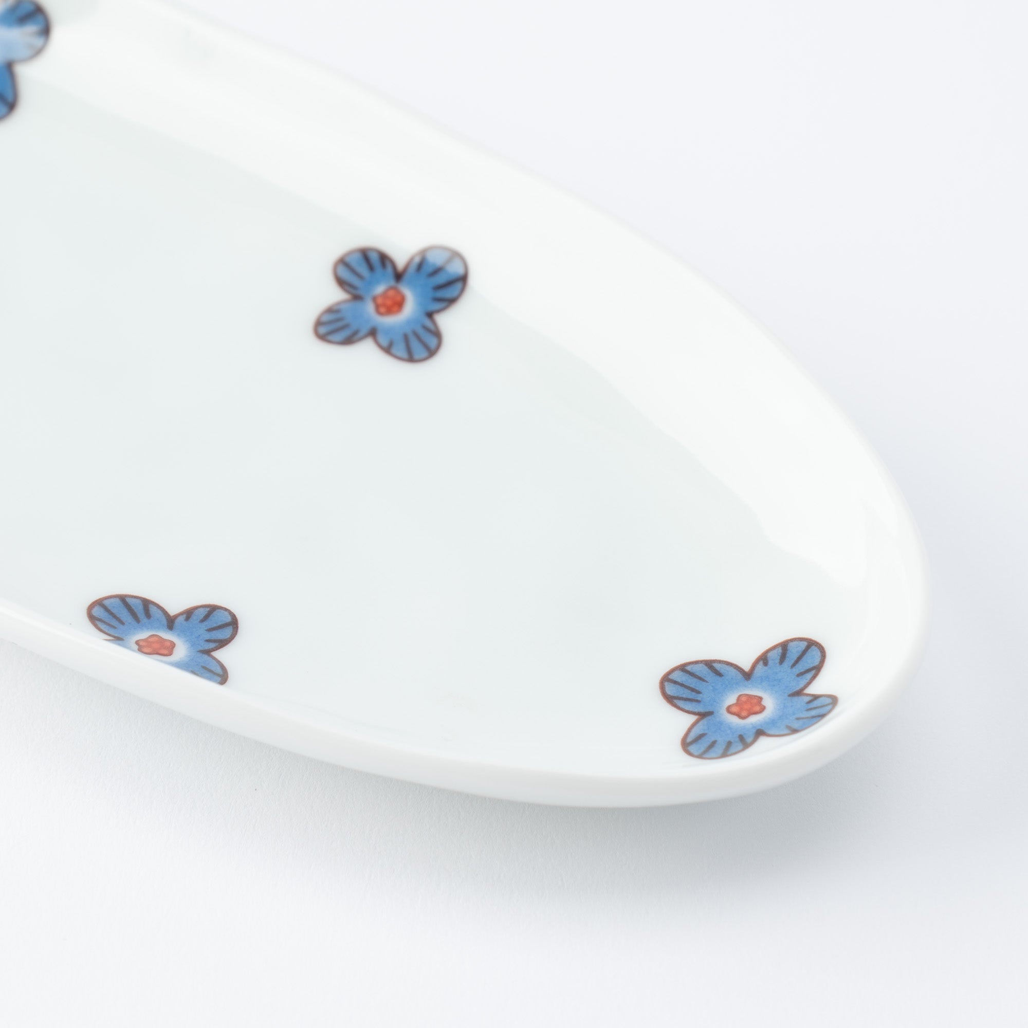 Playful Pattern Oval Side Plate
