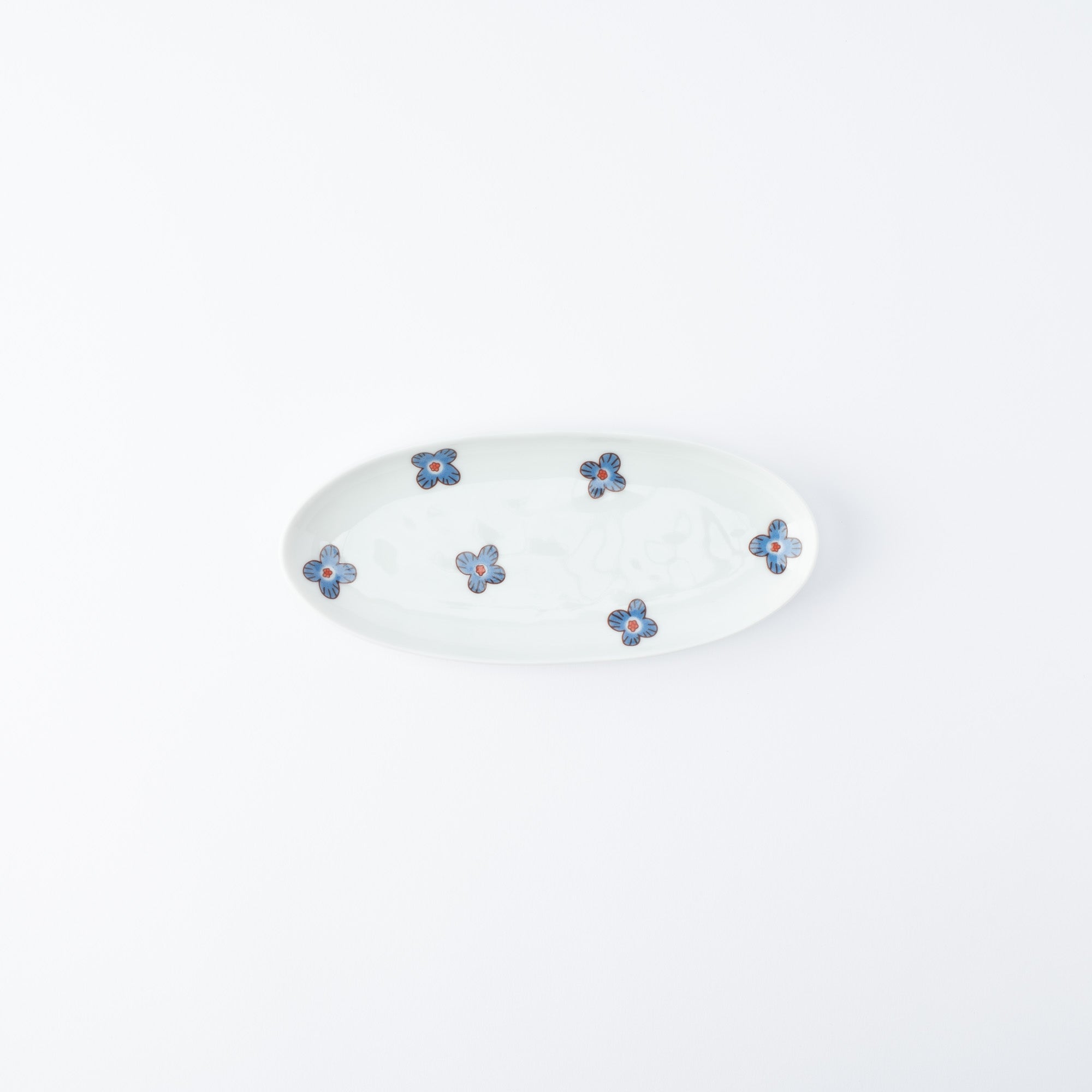 Playful Pattern Oval Side Plate