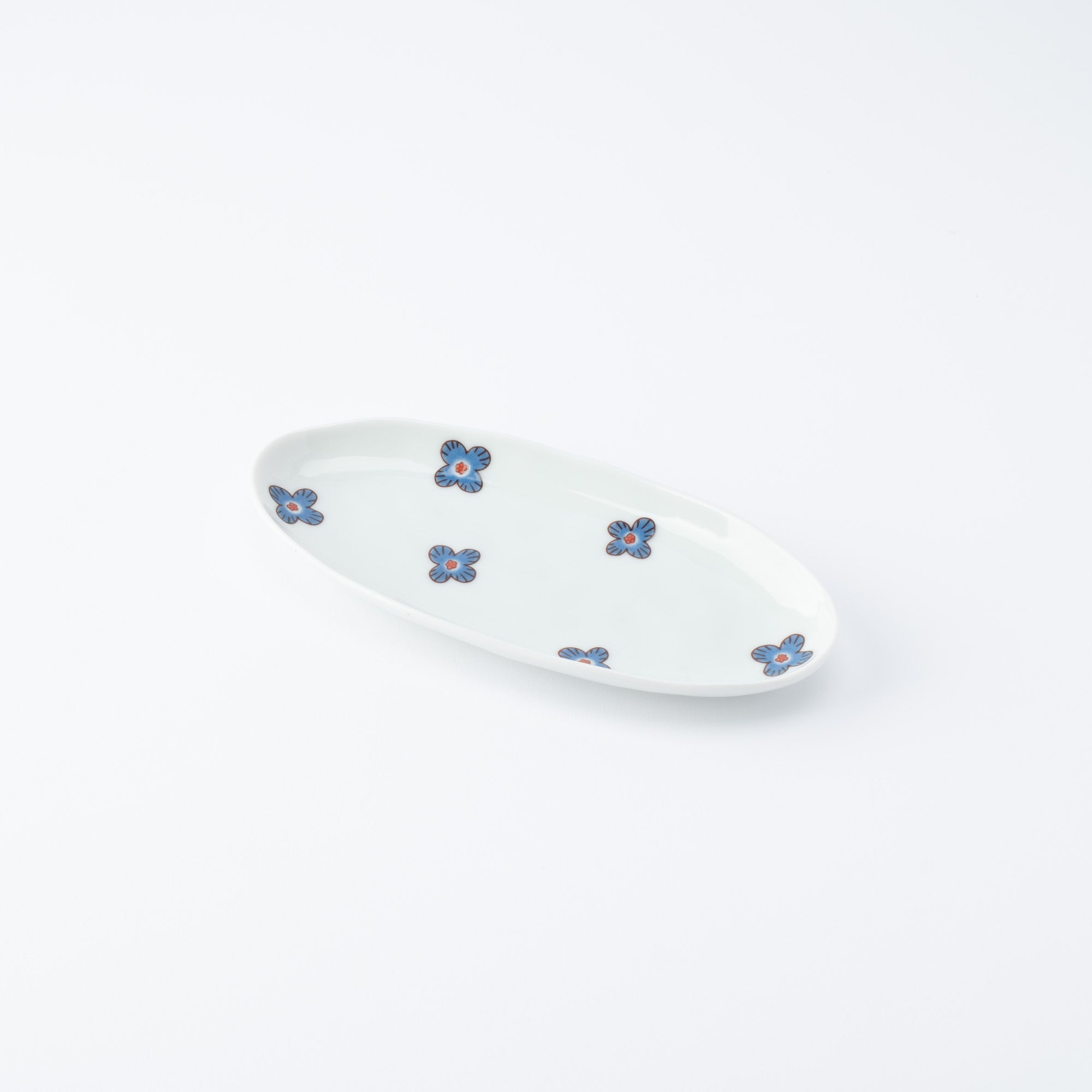 Playful Pattern Oval Side Plate