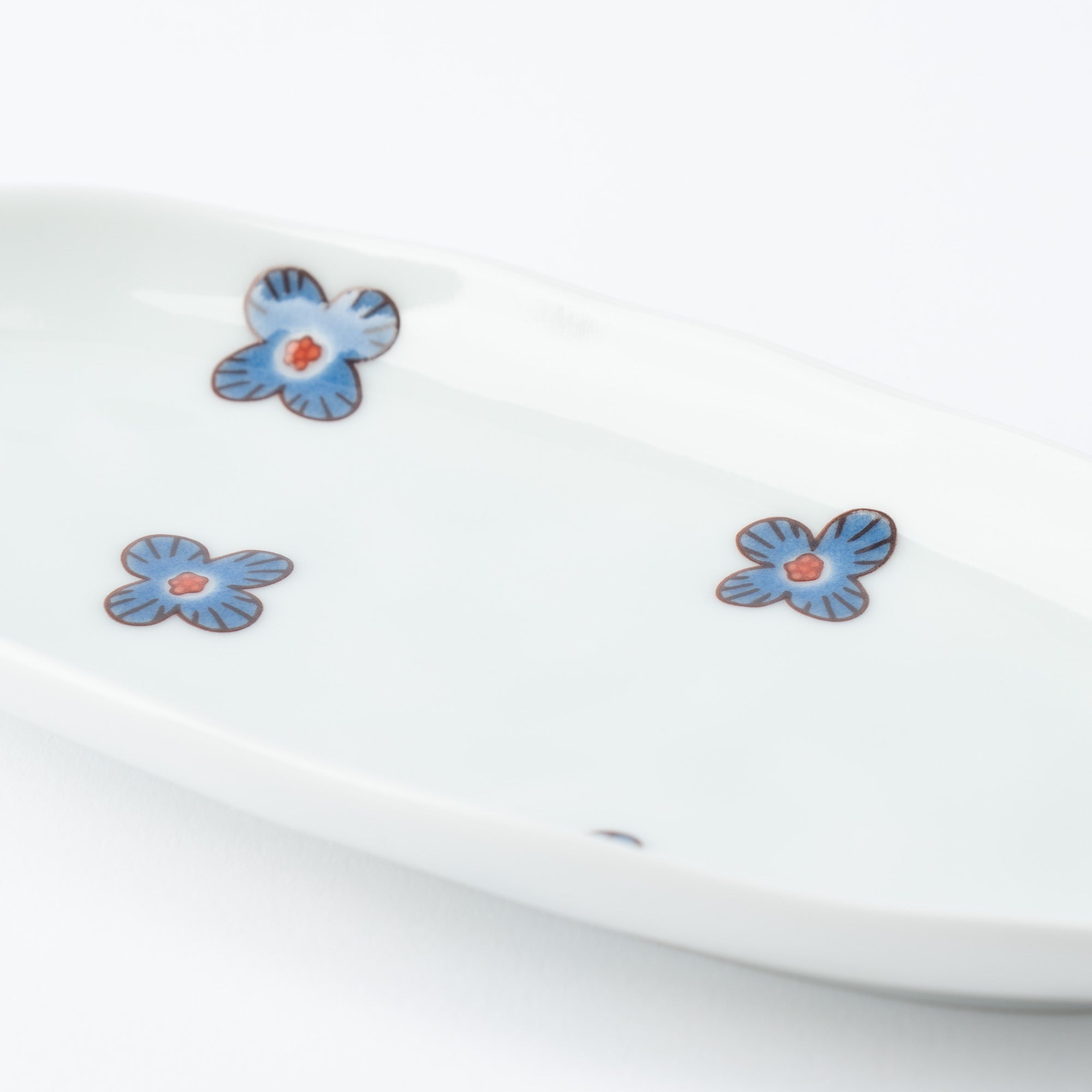 Playful Pattern Oval Side Plate