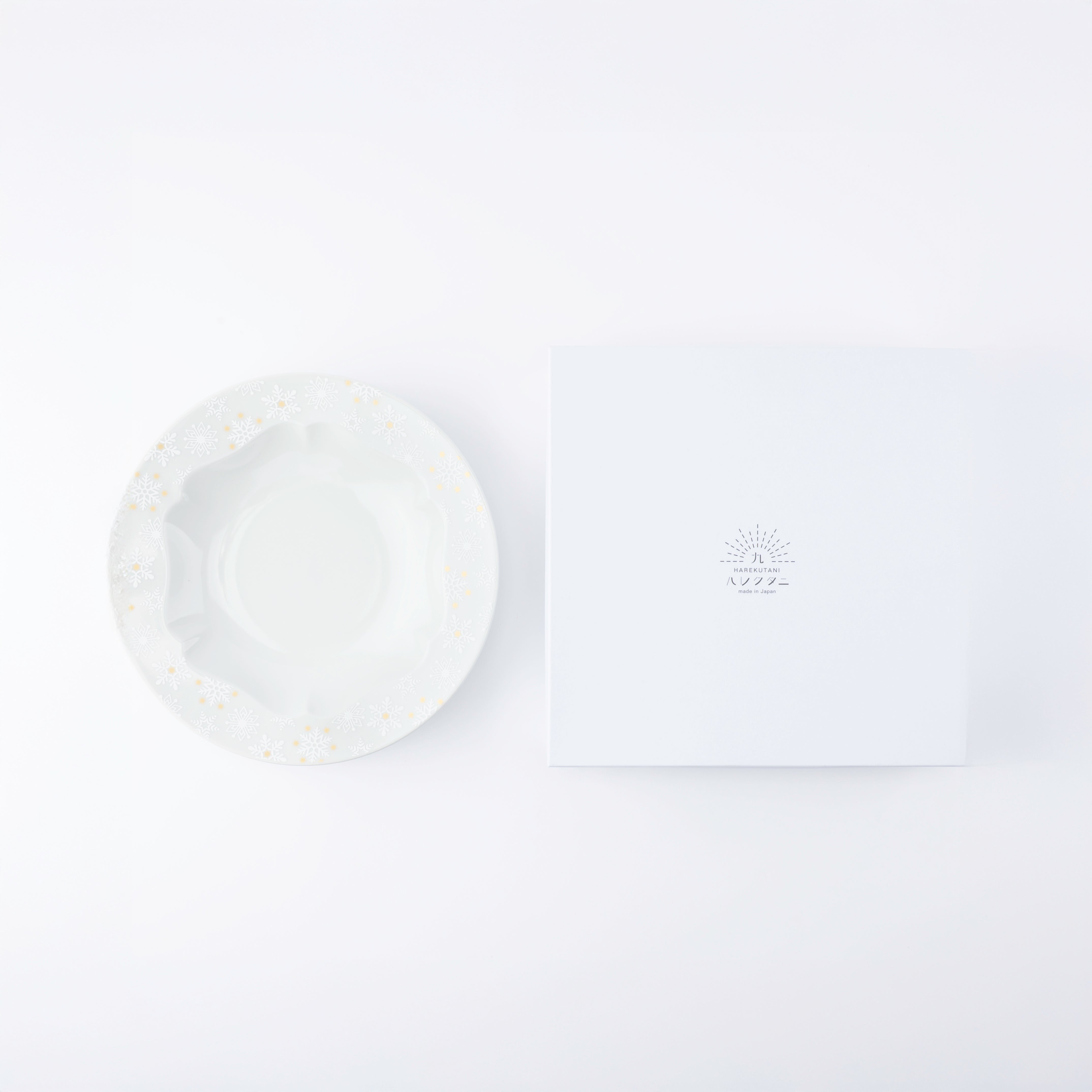 Snow Crystal Deep Dinner Plate