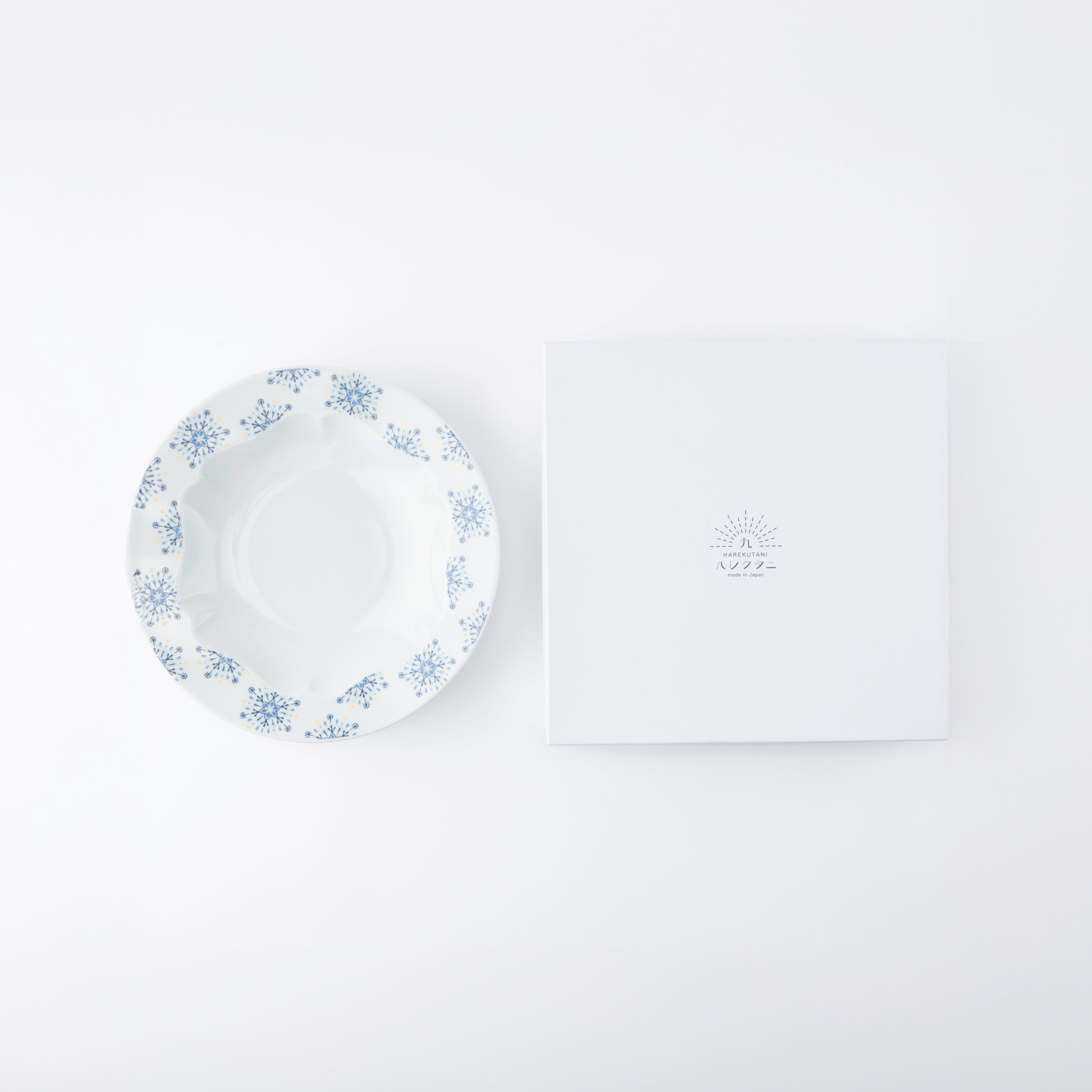 Snow Crystal Deep Dinner Plate