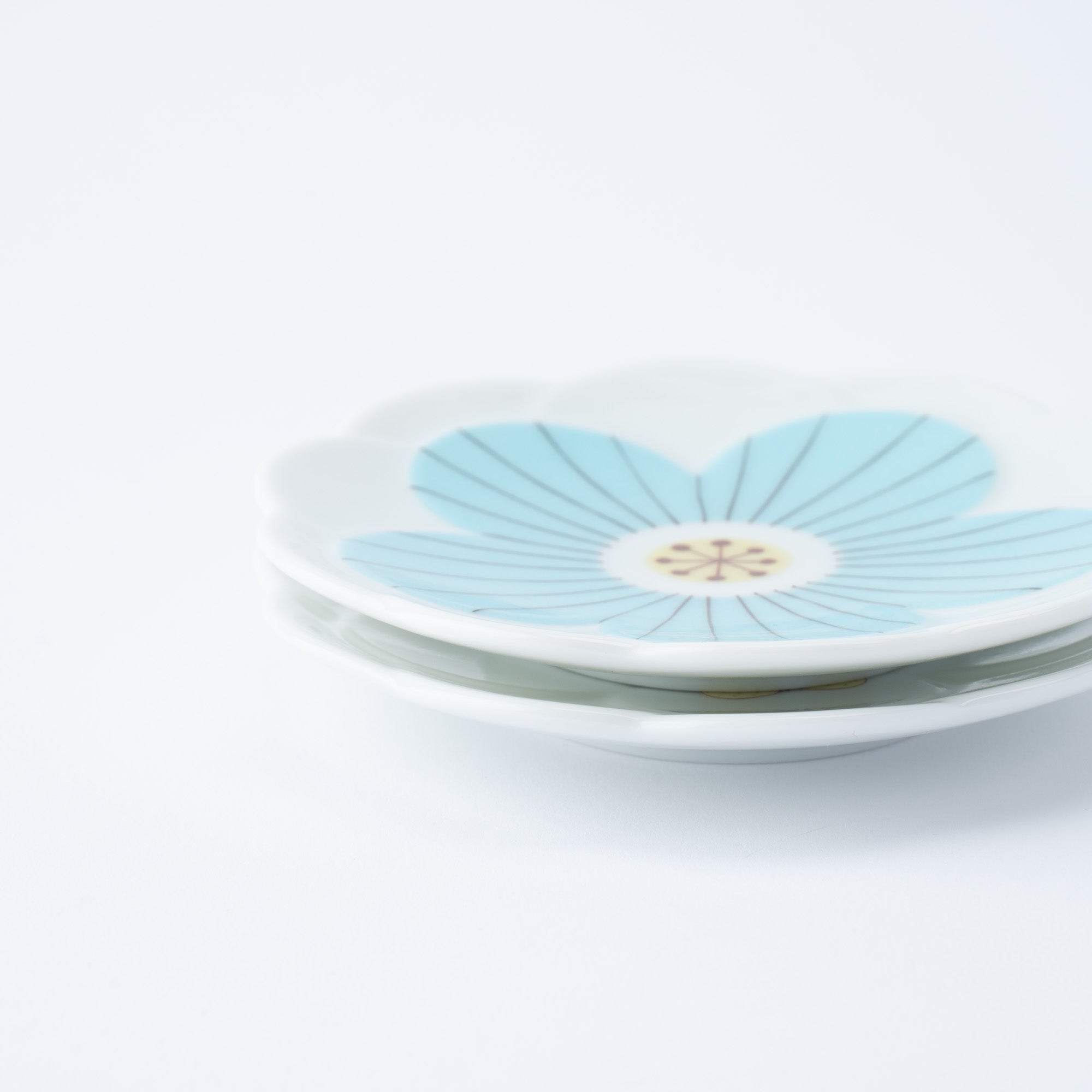 Butterfly & Flower Sauce Plate Set