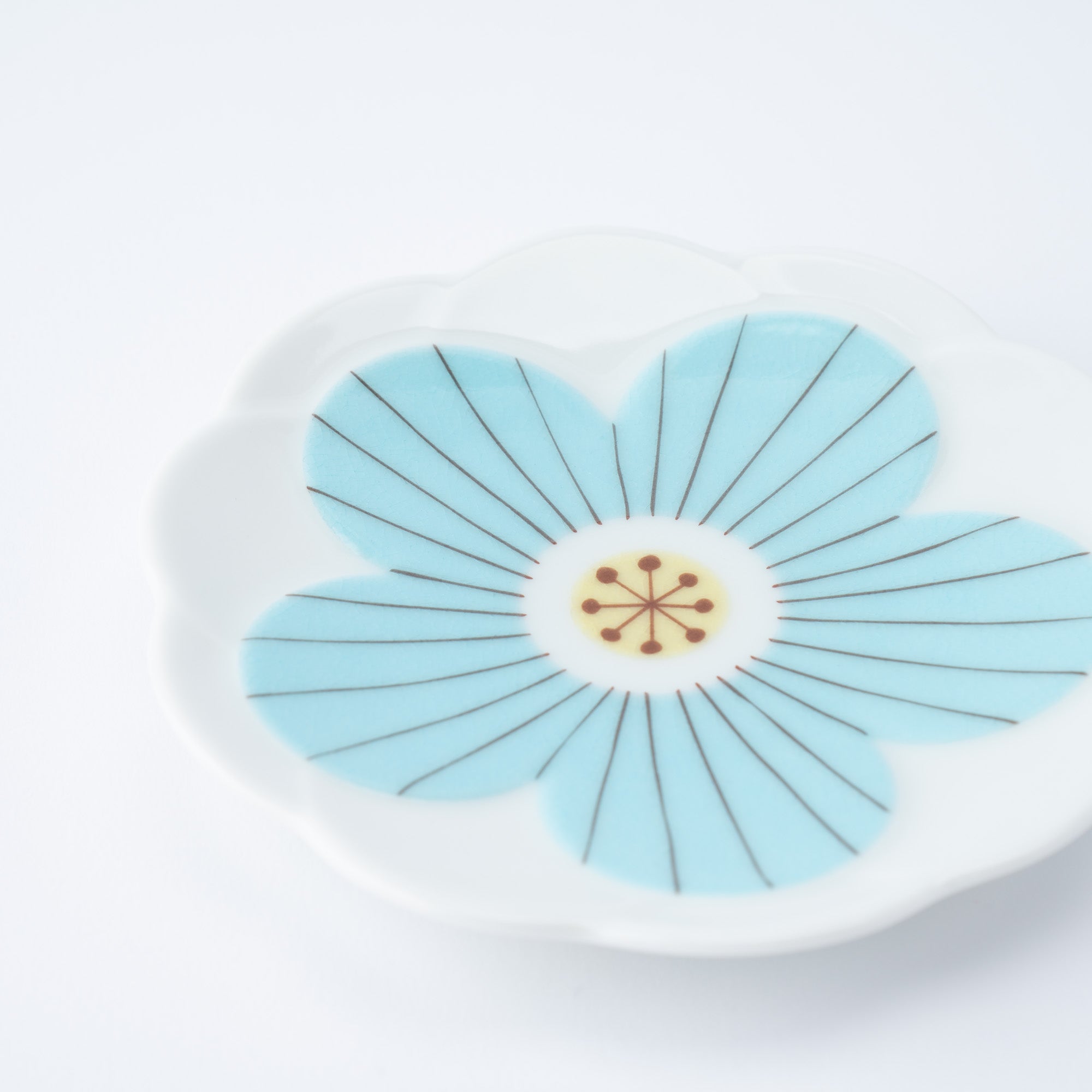 Butterfly & Flower Sauce Plate Set