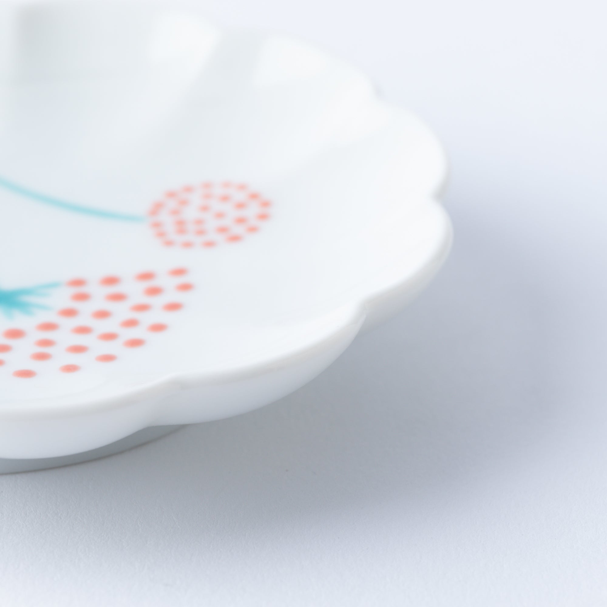 Blossom Shape Sauce Plate Set - JAPAN KUTANI SHOP
