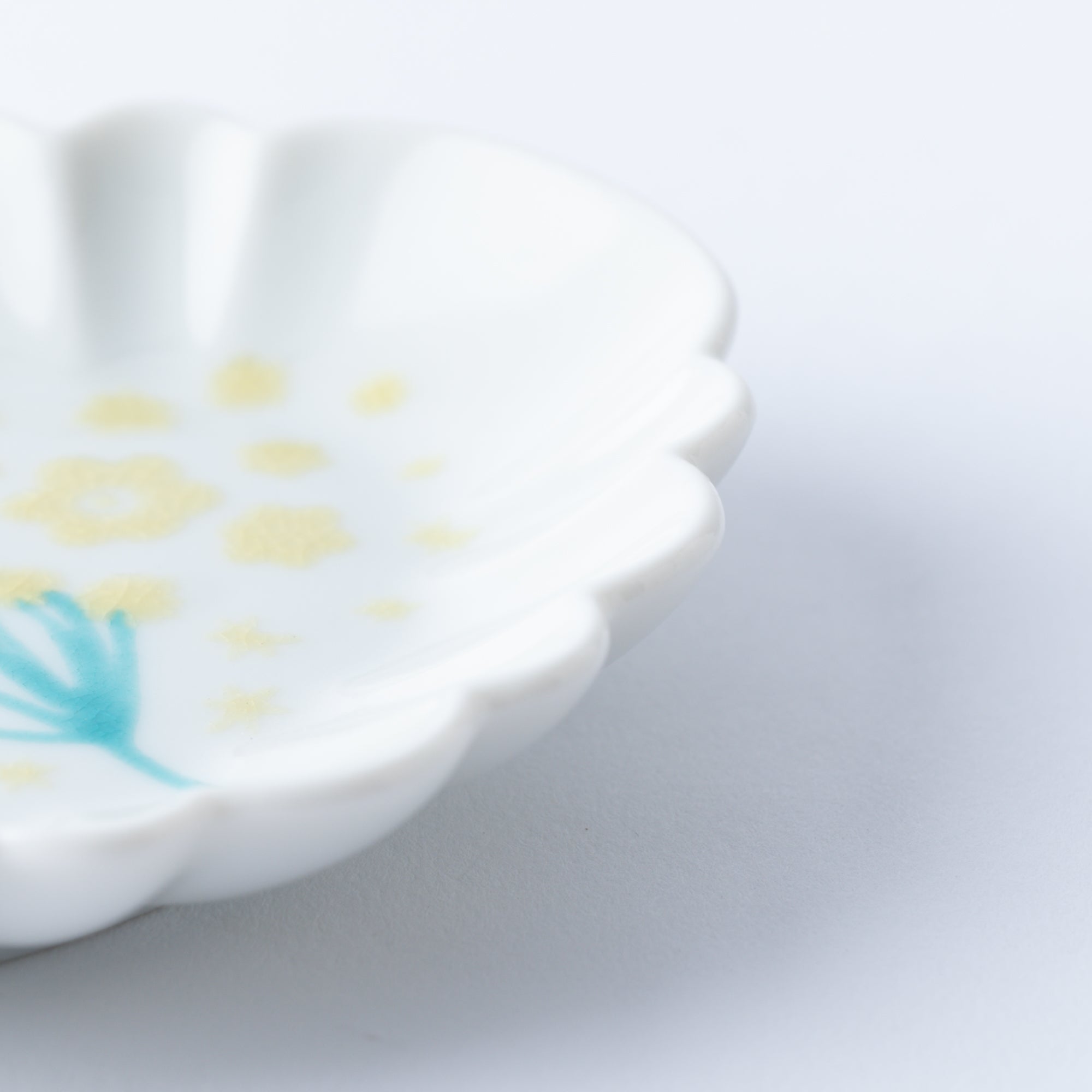 Blossom Shape Sauce Plate Set - JAPAN KUTANI SHOP
