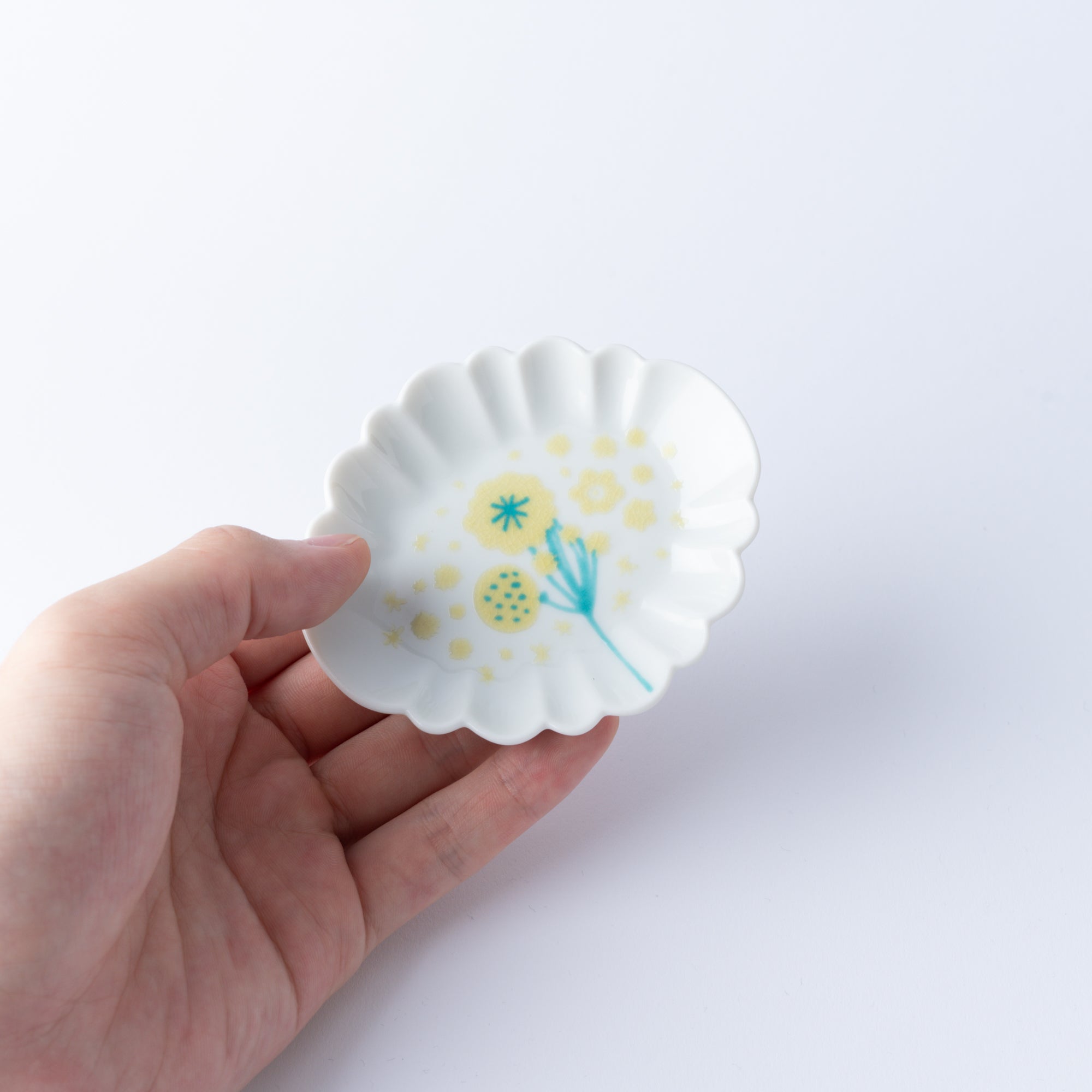 Blossom Shape Sauce Plate Set - JAPAN KUTANI SHOP
